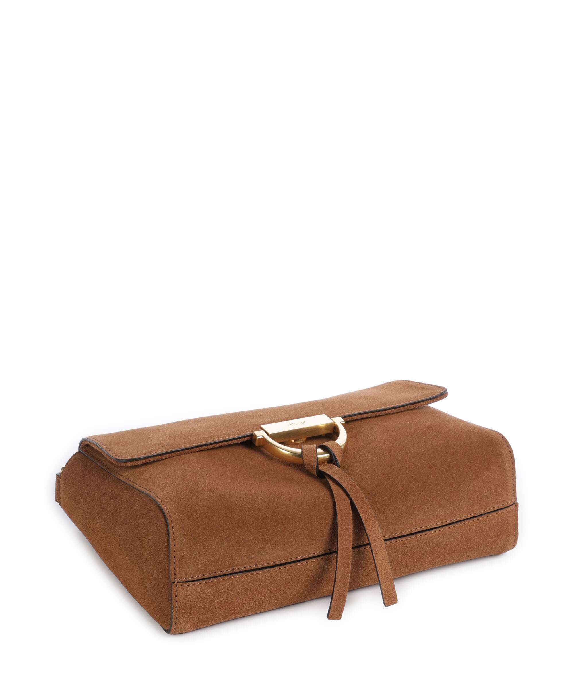 Abro Suede Temi Shoulder bag cuoio - Image 6