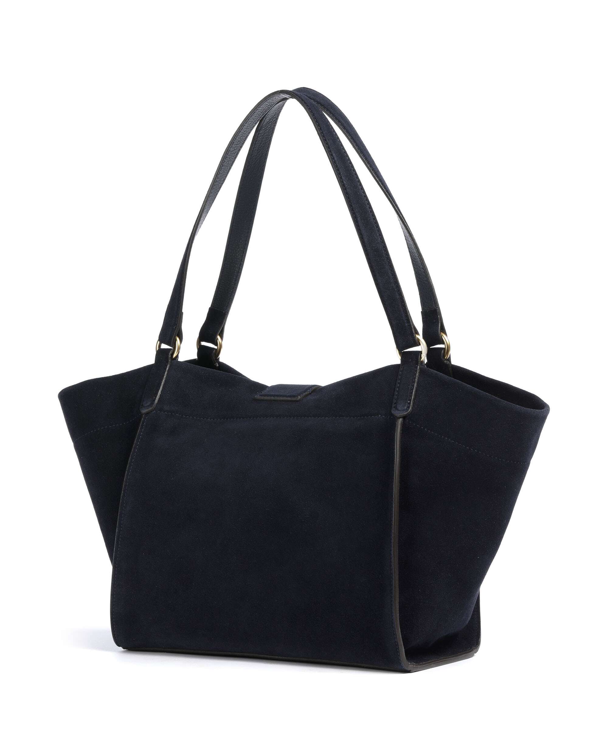Abro Suede Temi Tote bag navy - Image 4