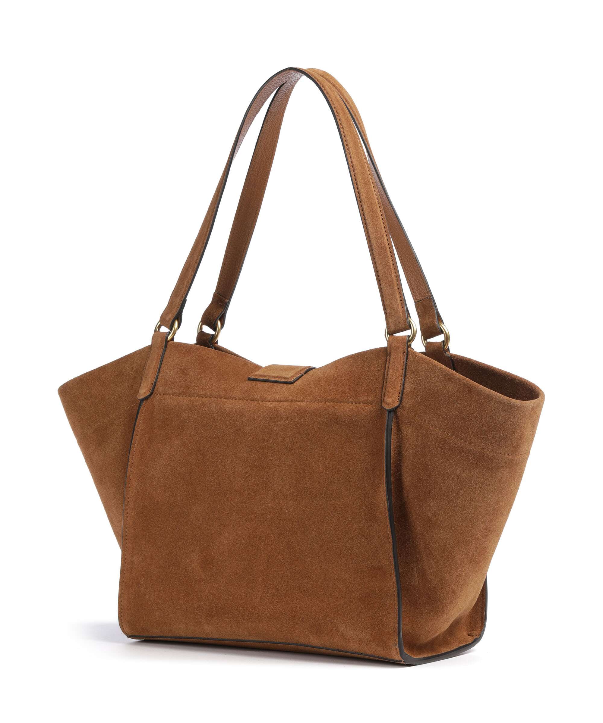 Abro Suede Temi Tote bag cuoio - Image 4