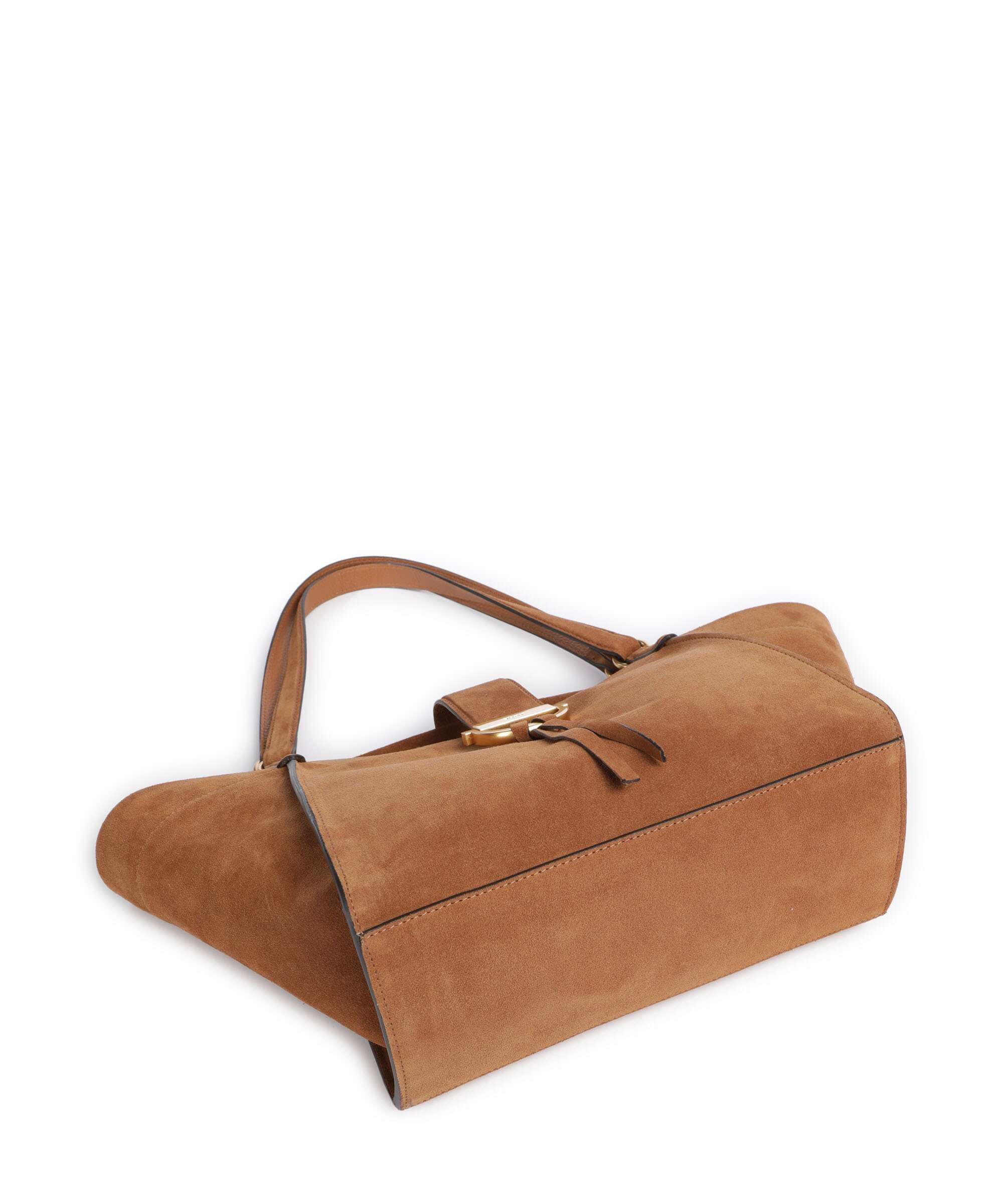 Abro Suede Temi Tote bag cuoio - Image 5