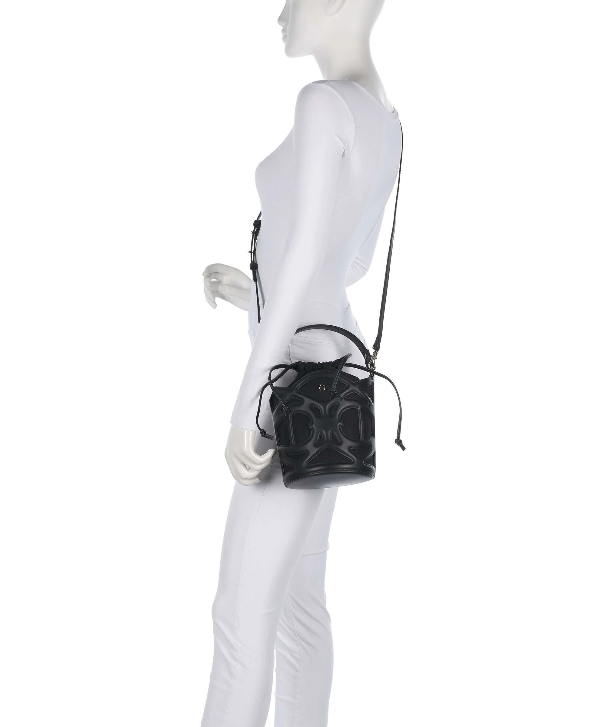 Aigner Azzurra S Bucket bag black - Image 3