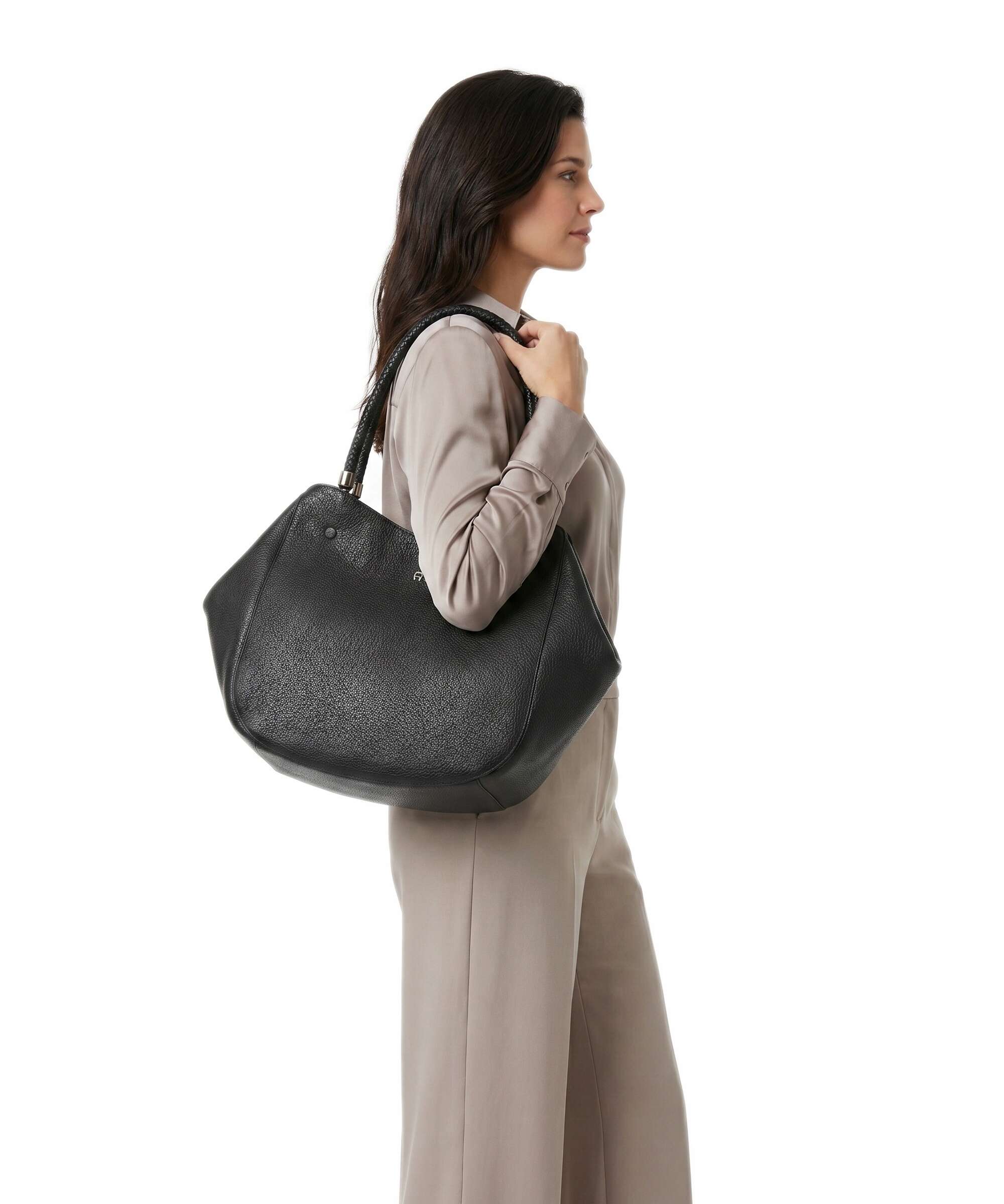 Aigner Carré Soft L Tote bag black - Image 3