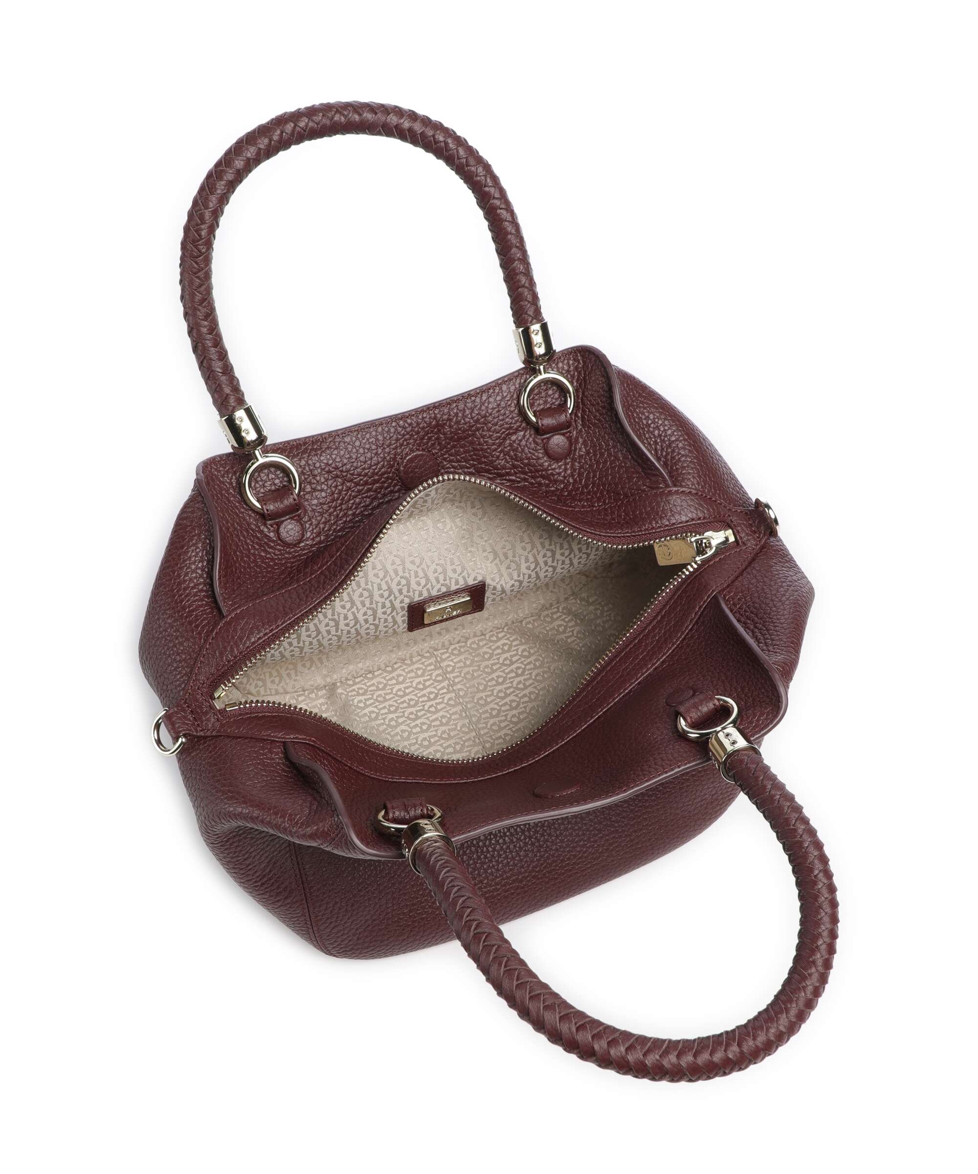 Aigner Carré Soft M Handbag port red - Image 6