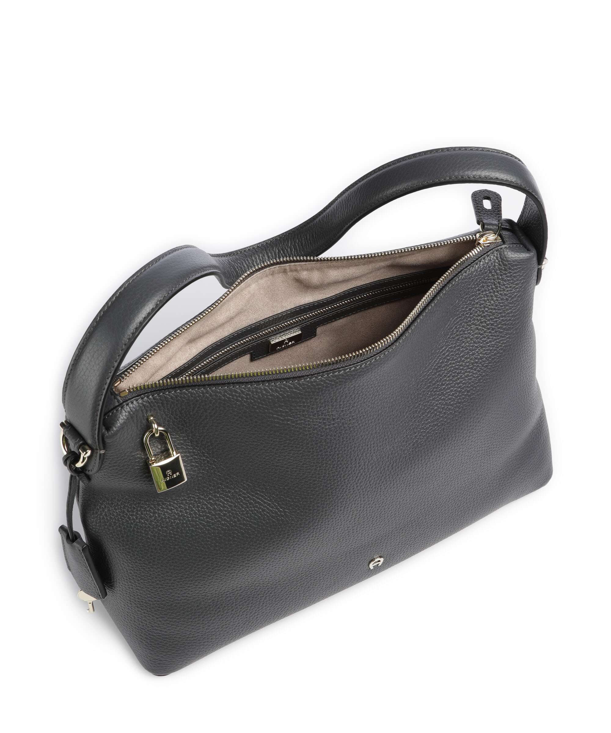 Aigner Delia M Hobo bag night grey - Image 6