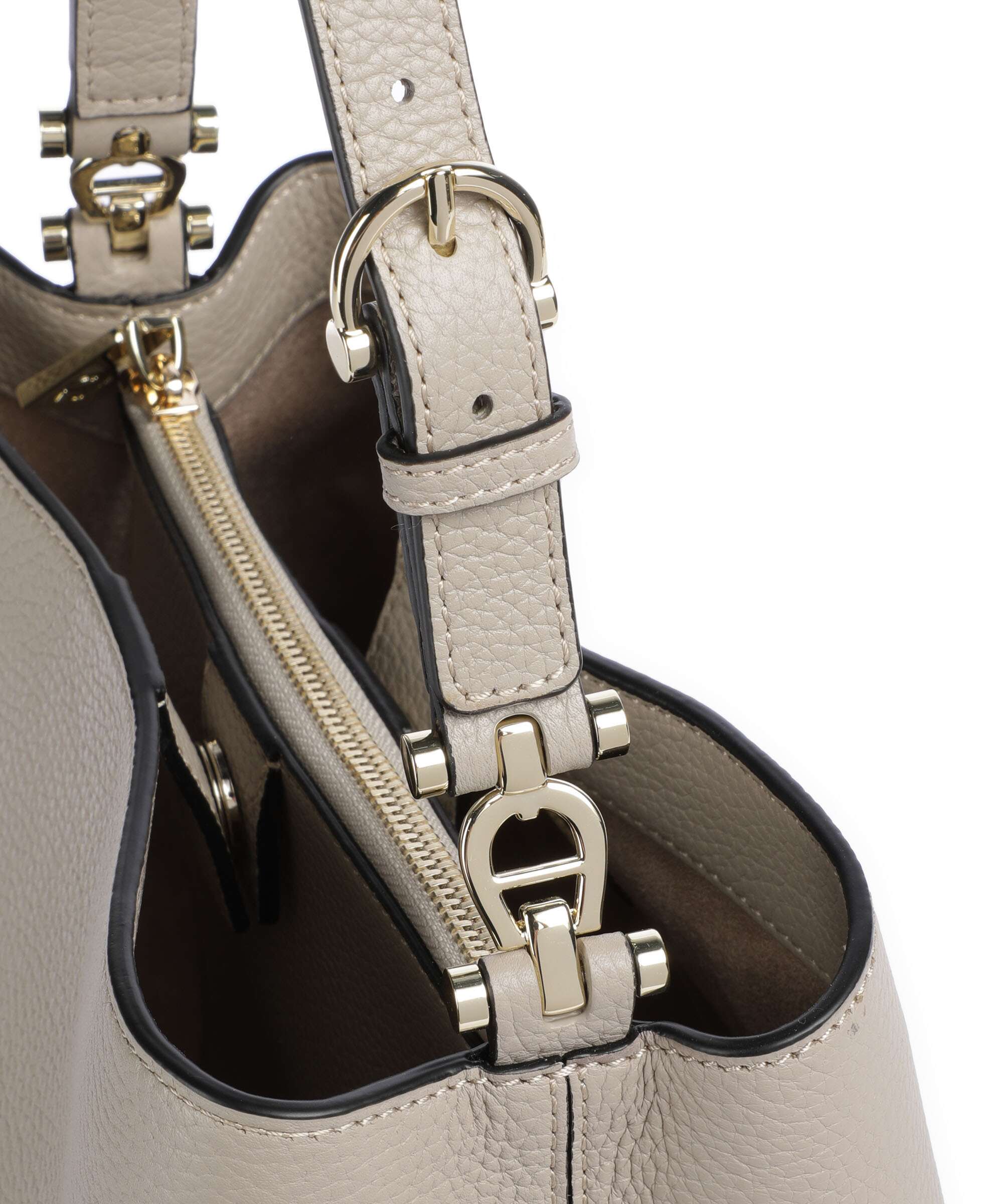 Aigner Delia M Hobo bag alpaca beige - Image 4