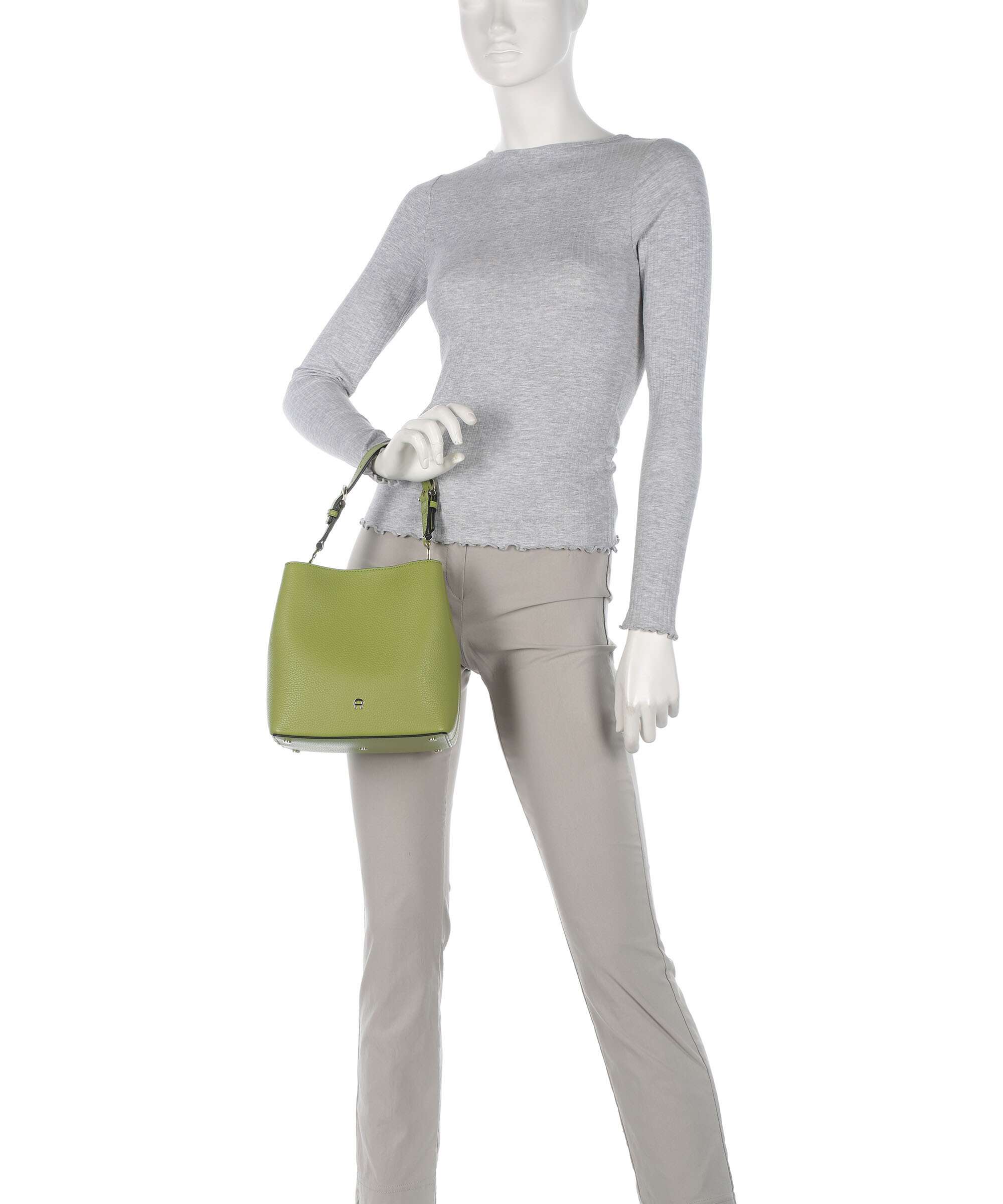 Aigner Delia S Bucket bag pistachio green - Image 3