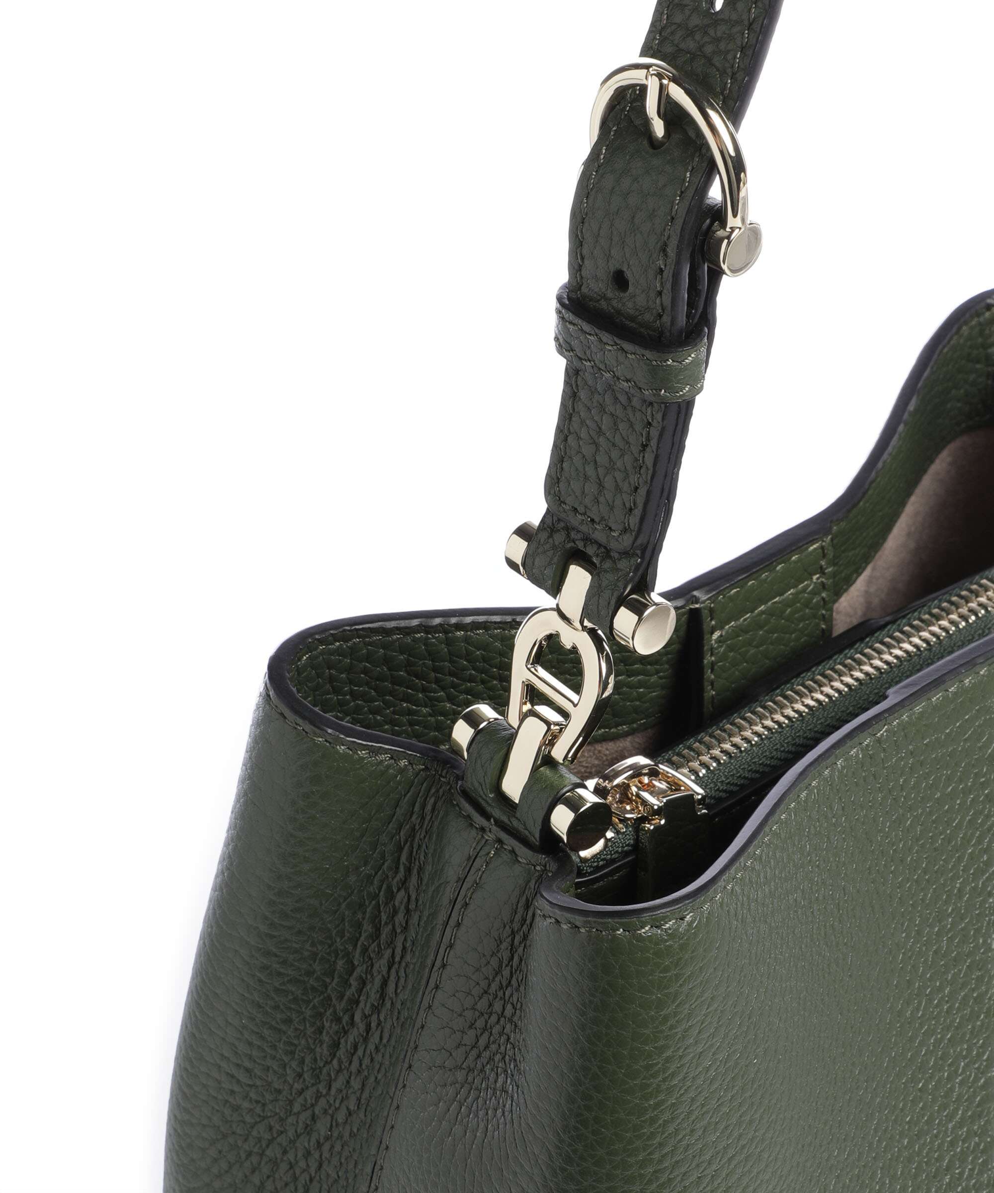 Aigner Delia S Bucket bag dark olive - Image 5