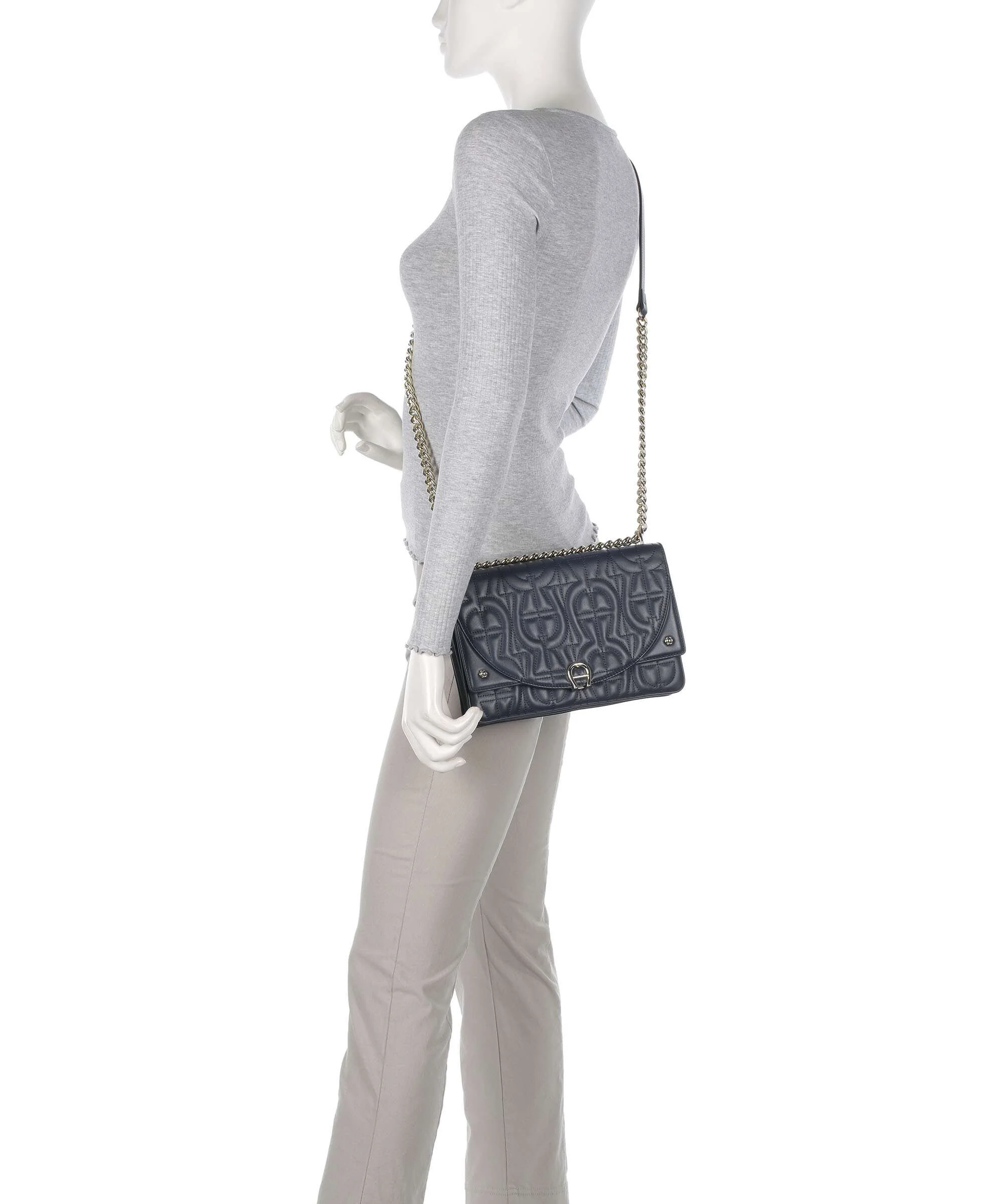 Aigner Diadora S Shoulder bag cosmic blue - Image 3