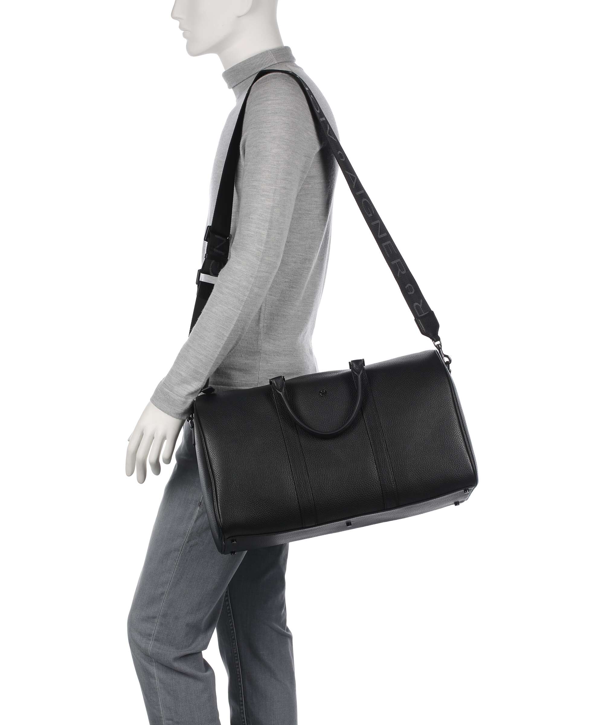 Aigner Diego M Weekend bag black - Image 3
