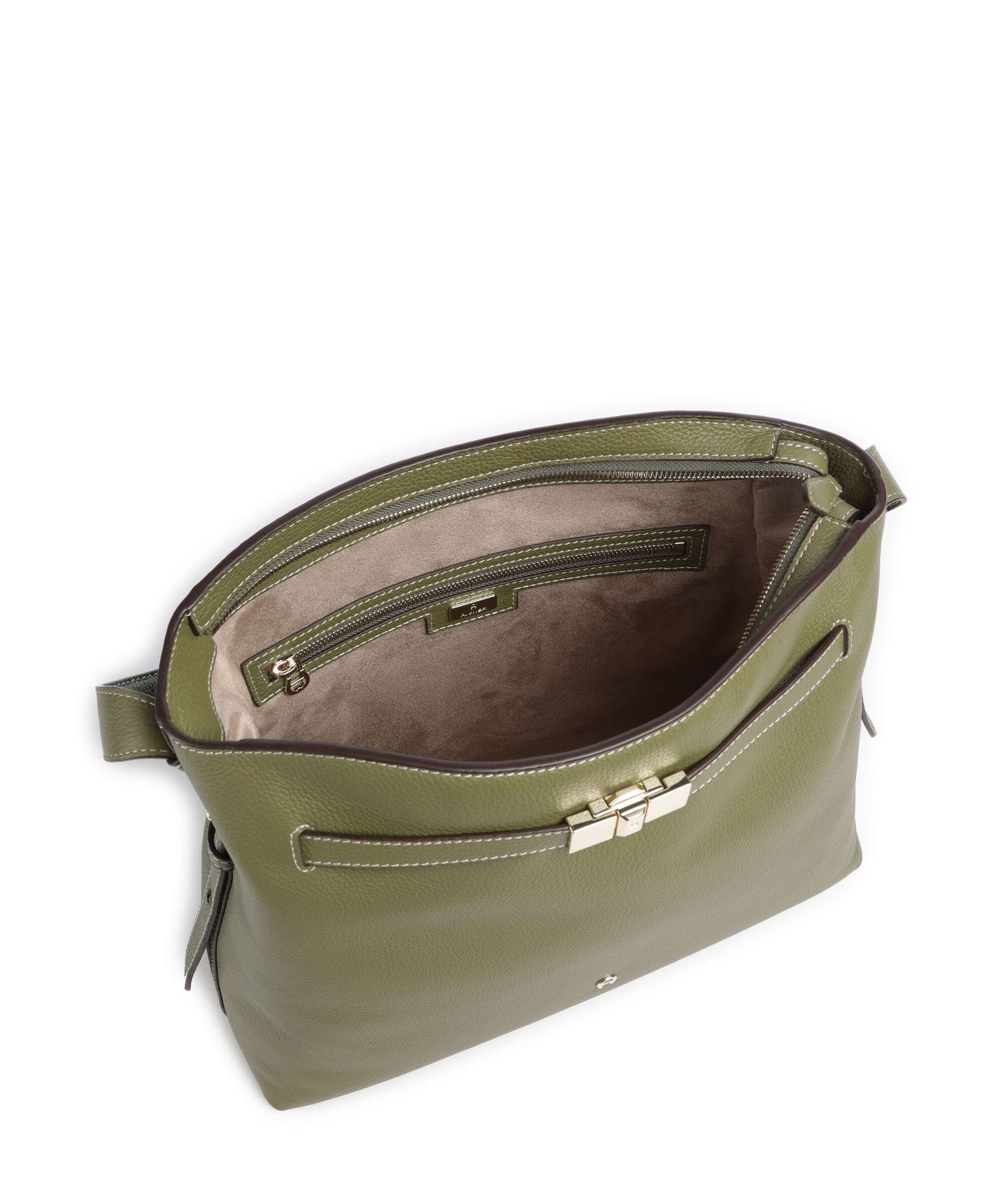 Aigner Farah M Hobo bag moss green - Image 5