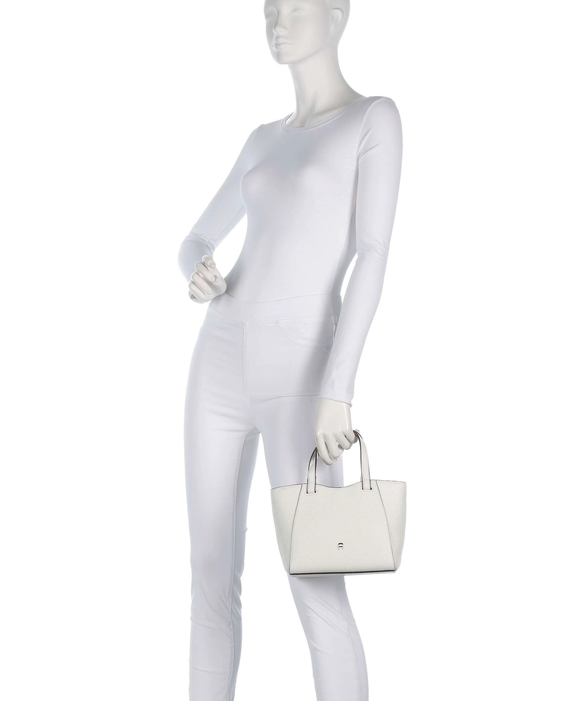 Aigner Pura S Handbag cotton white - Image 3