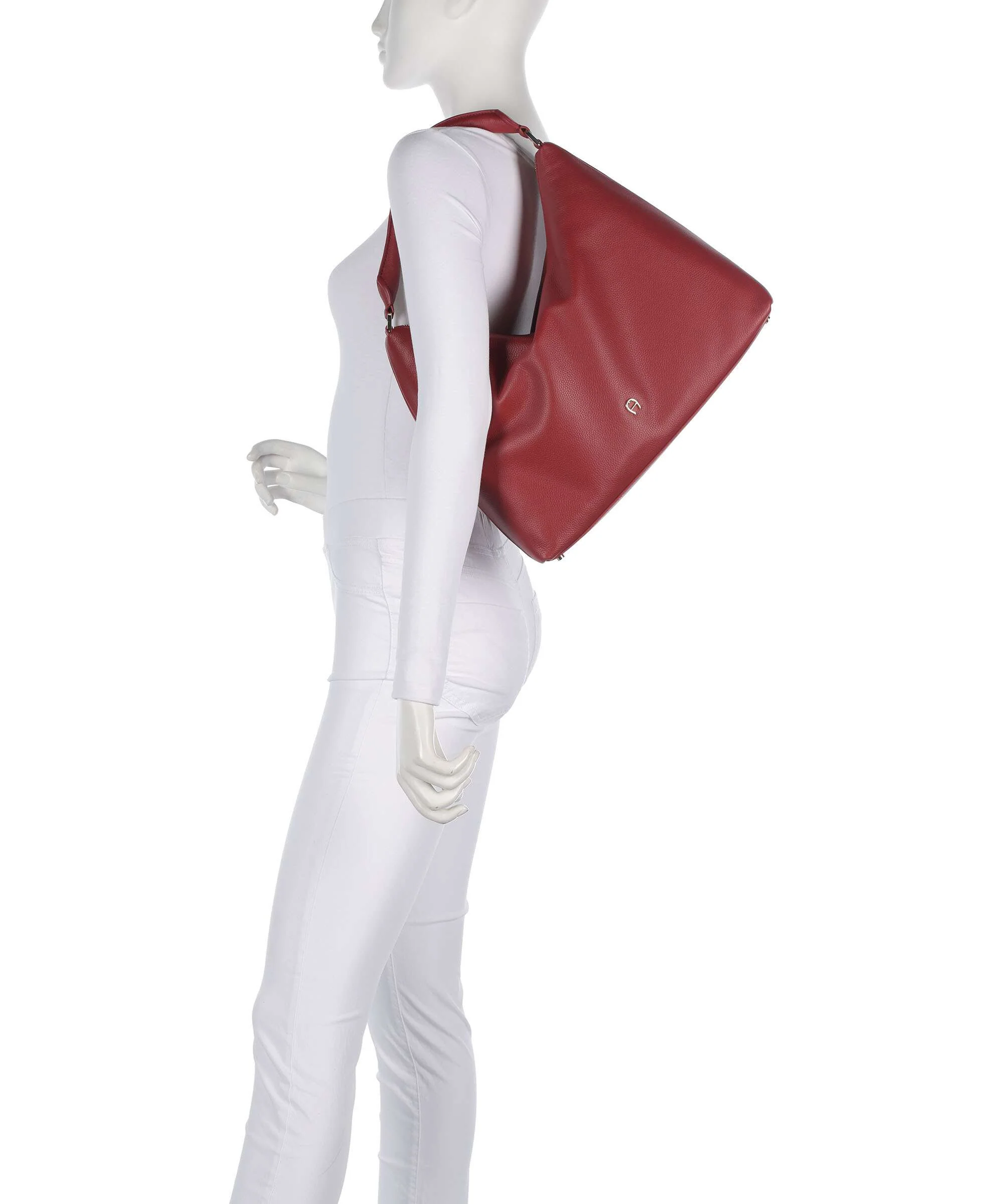 Aigner Zita M Hobo bag burnt red - Image 3