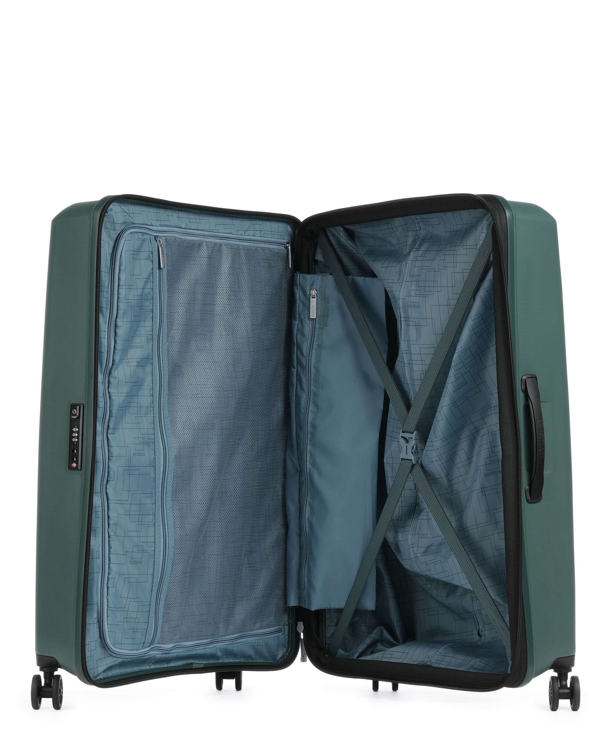 American Tourister Aerostep Spinner (4 wheels) dark forest - Image 6