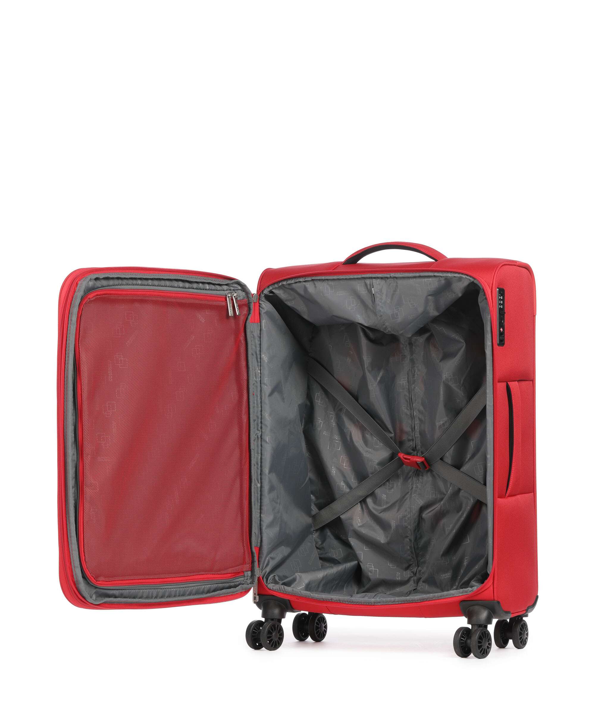 American Tourister Cloudrider M Spinner (4 wheels) astral red - Image 6