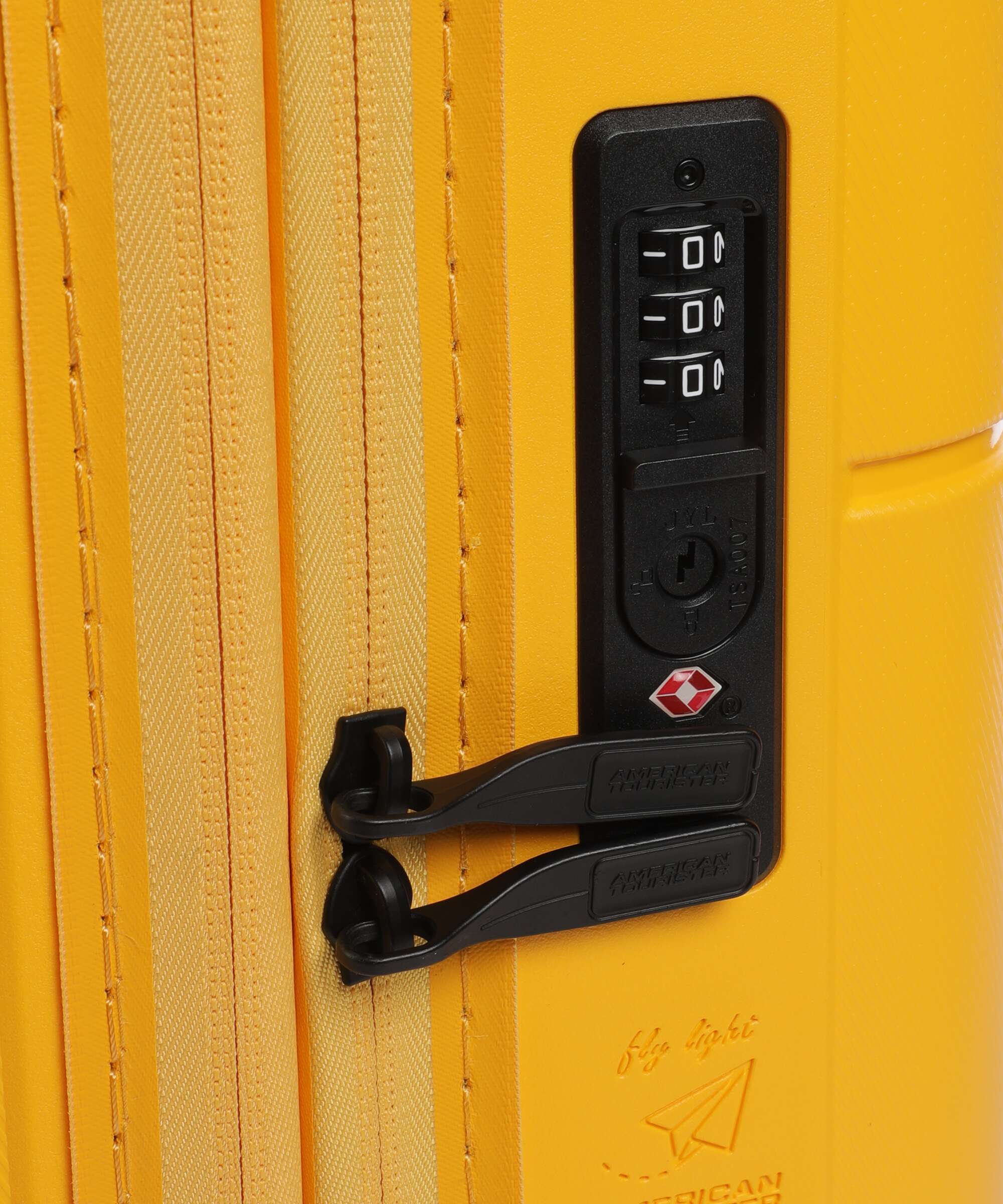 American Tourister Dashpop Spinner (4 wheels) golden yellow - Image 3