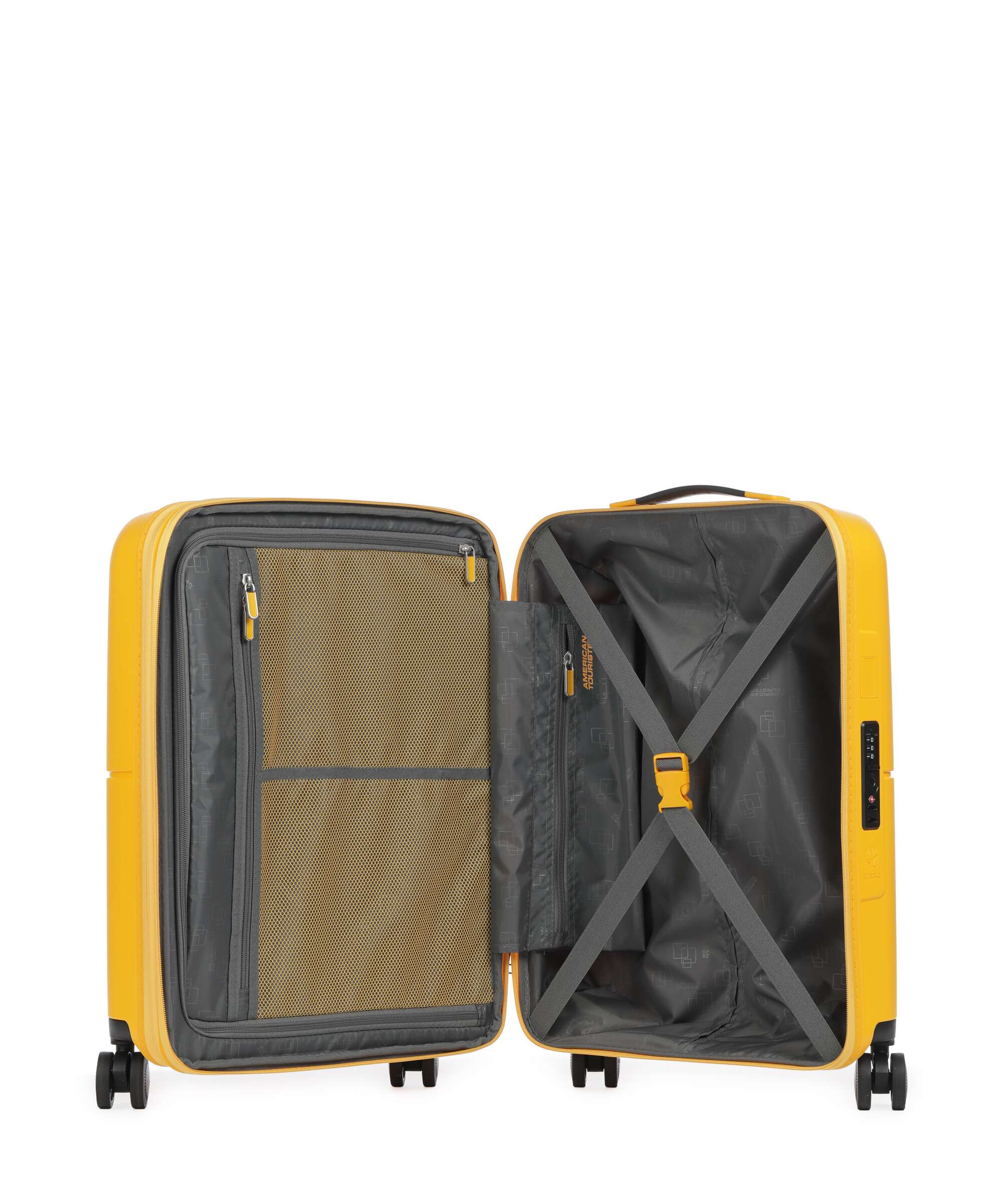 American Tourister Dashpop Spinner (4 wheels) golden yellow - Image 6
