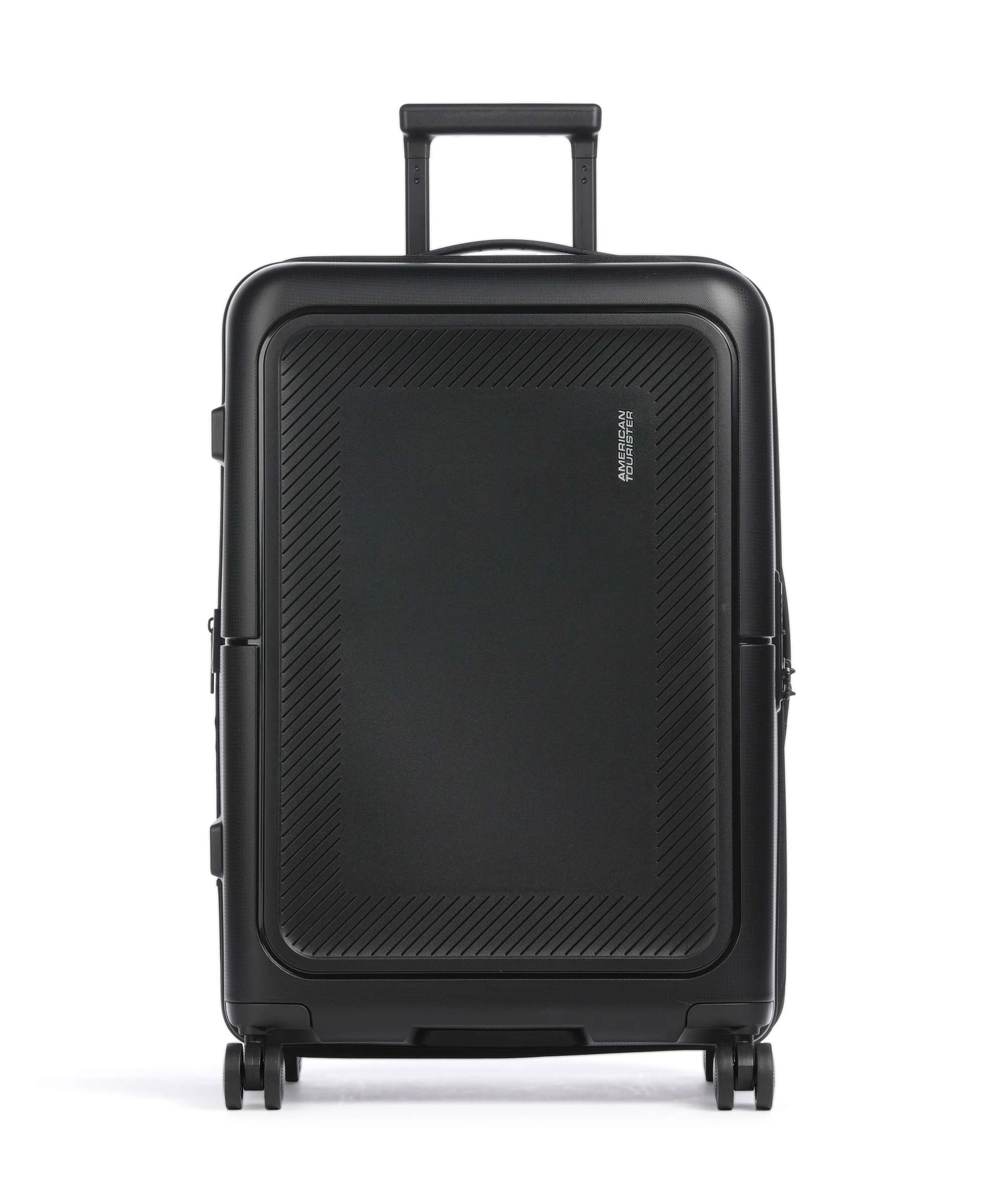 American Tourister Dashpop Spinner (4 wheels) true black