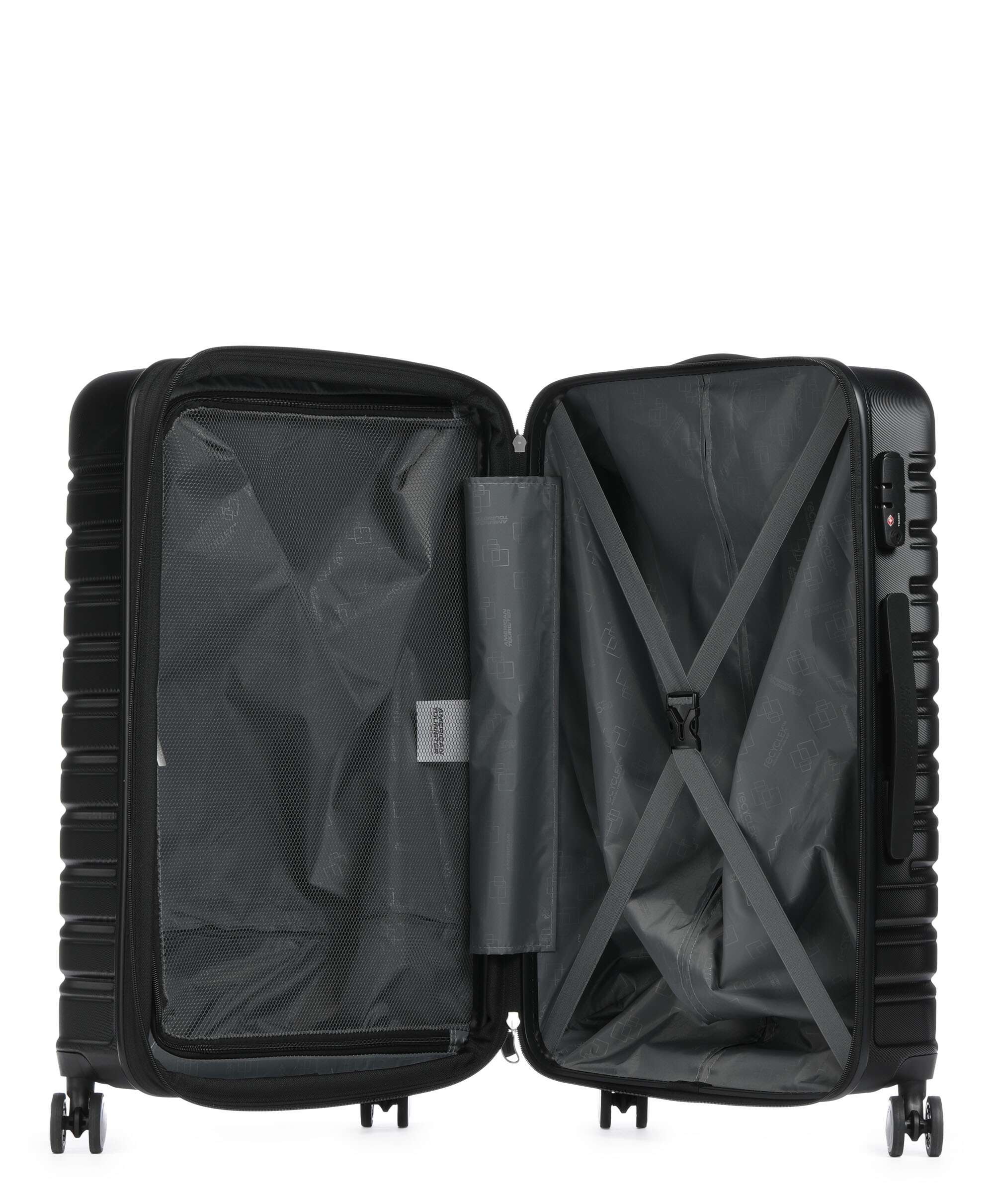 American Tourister Flashline Spinner (4 wheels) shadow black - Image 6