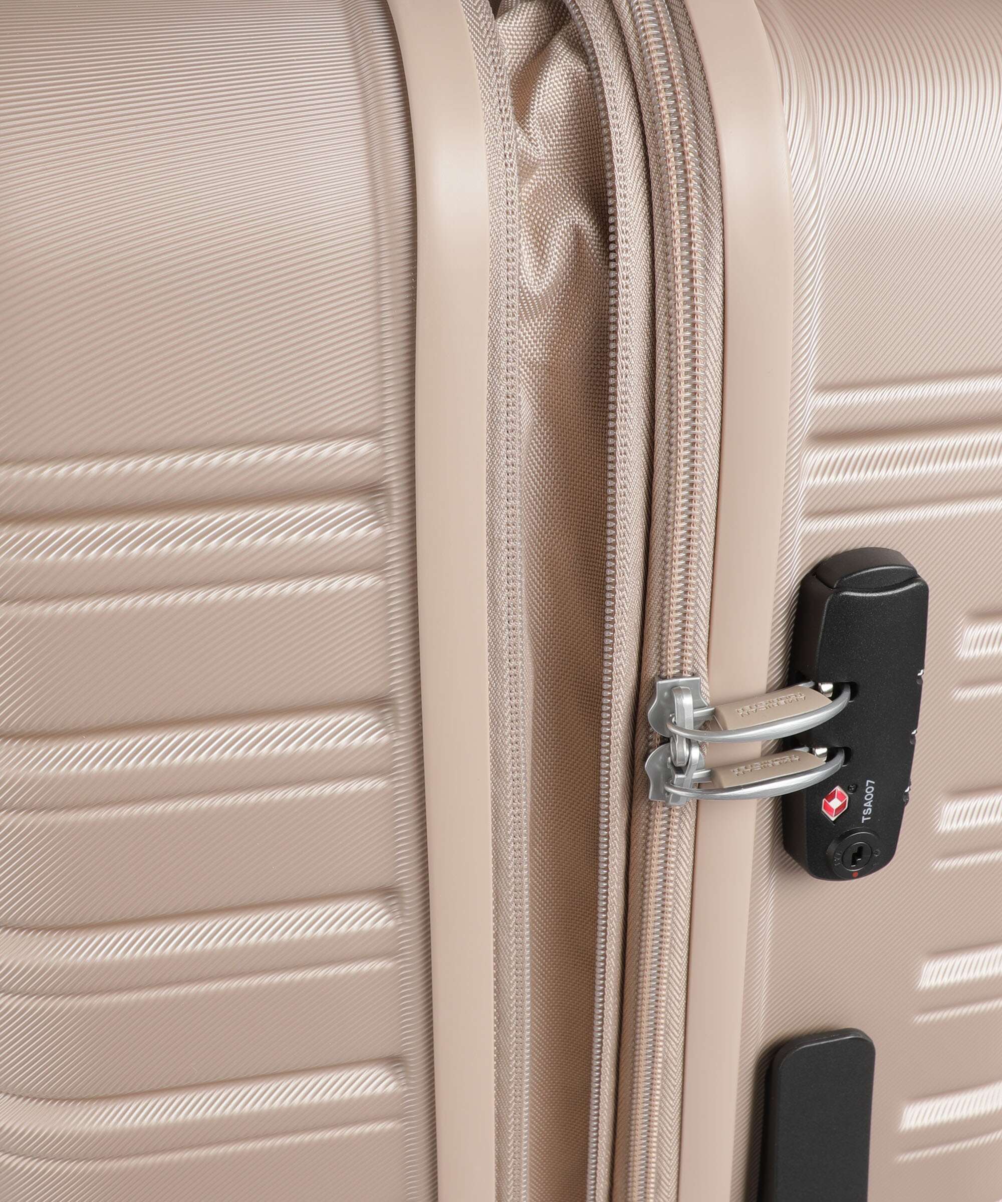 American Tourister Flashline Spinner (4 wheels) ivory gold - Image 4