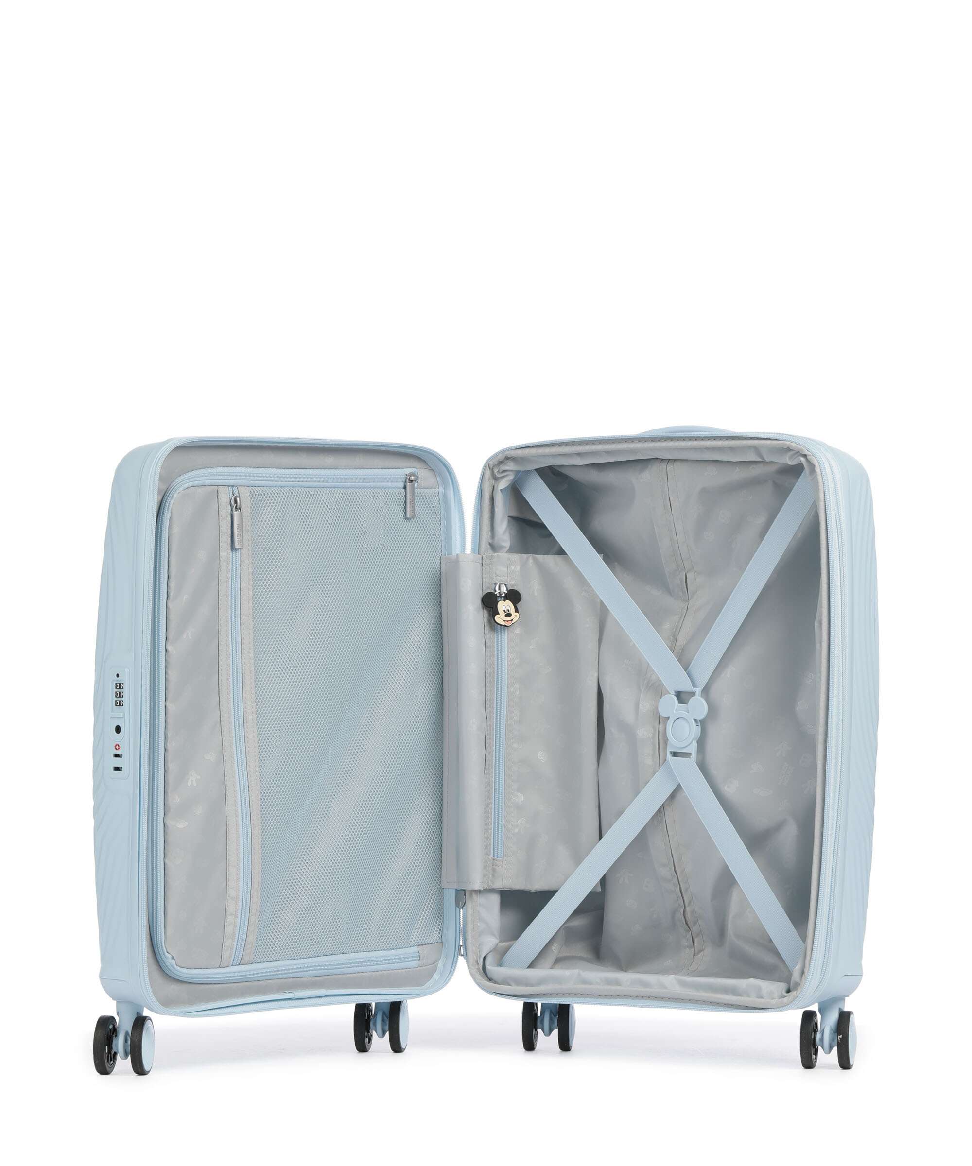 American Tourister Mickey Magic Spinner (4 wheels) mickey pastel blue - Image 6