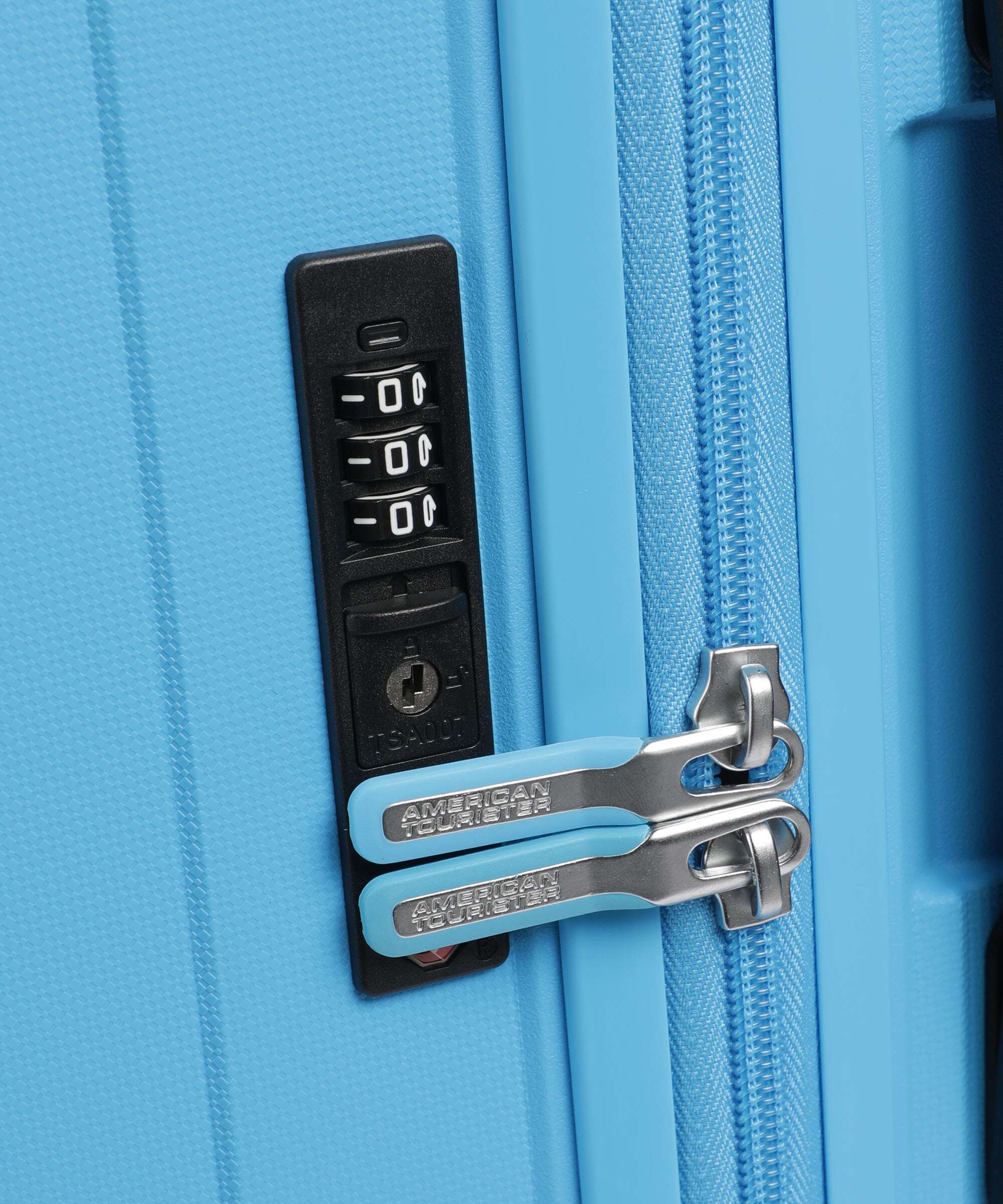American Tourister Rejoy Spinner (4 wheels) azure blue - Image 3