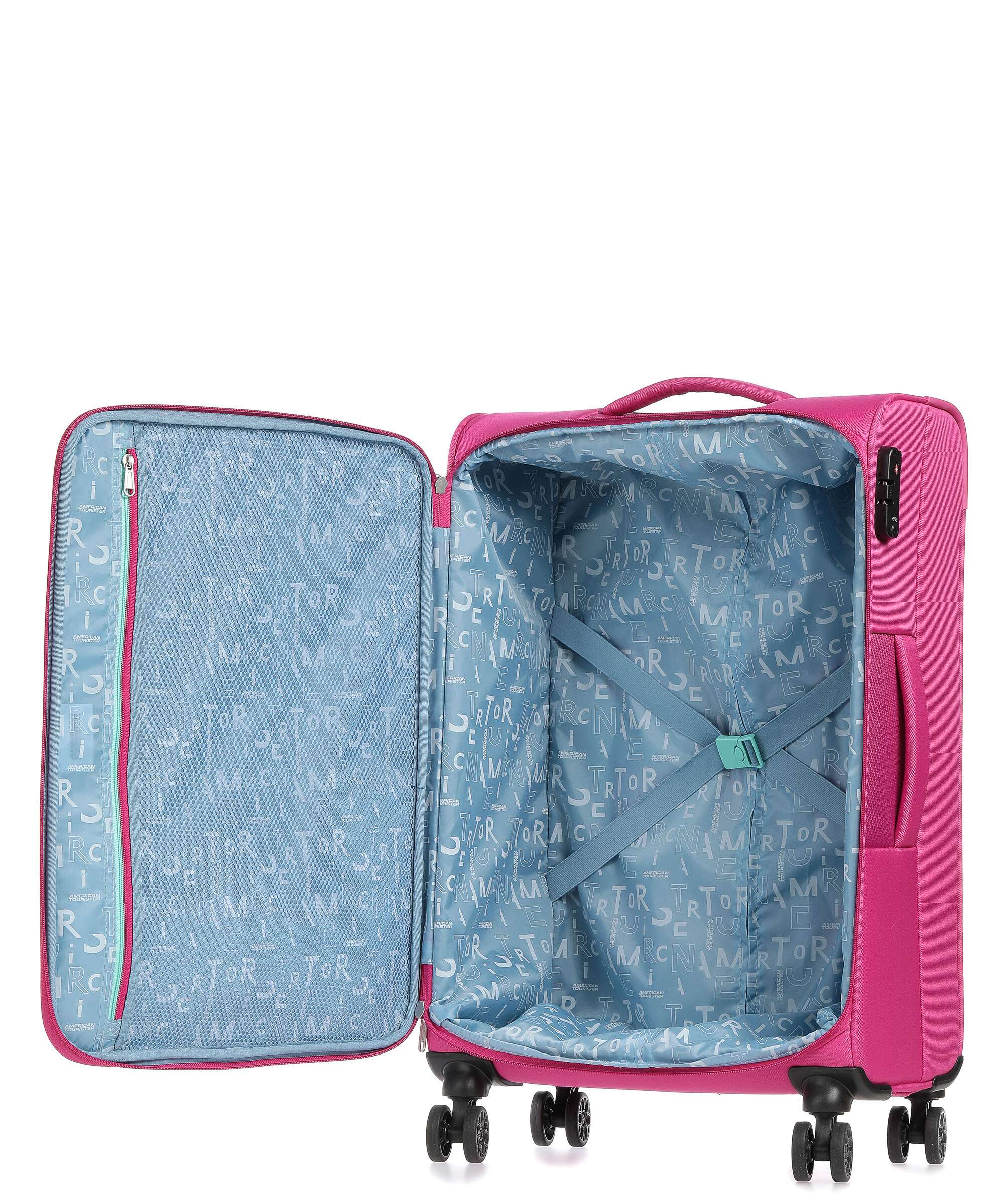 American Tourister Sea Seeker Spinner (4 wheels) deep fuchsia - Image 5