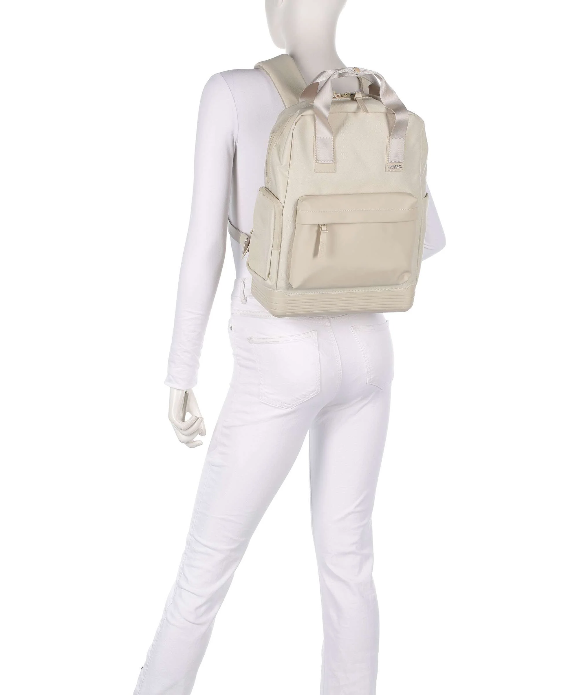 American Tourister Soulpack Backpack beige - Image 3