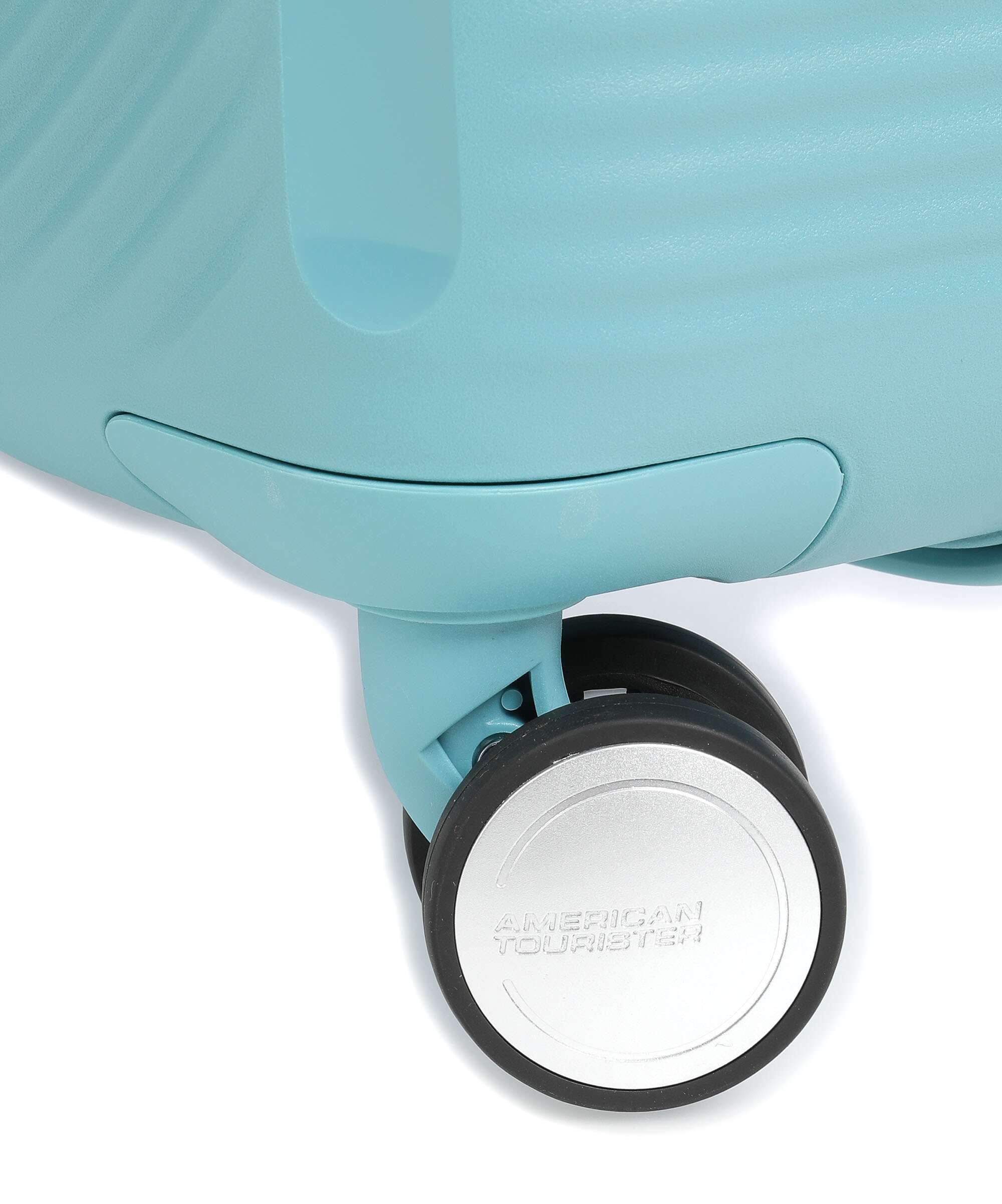 American Tourister Soundbox Spinner (4 wheels) turquoise tonic - Image 5