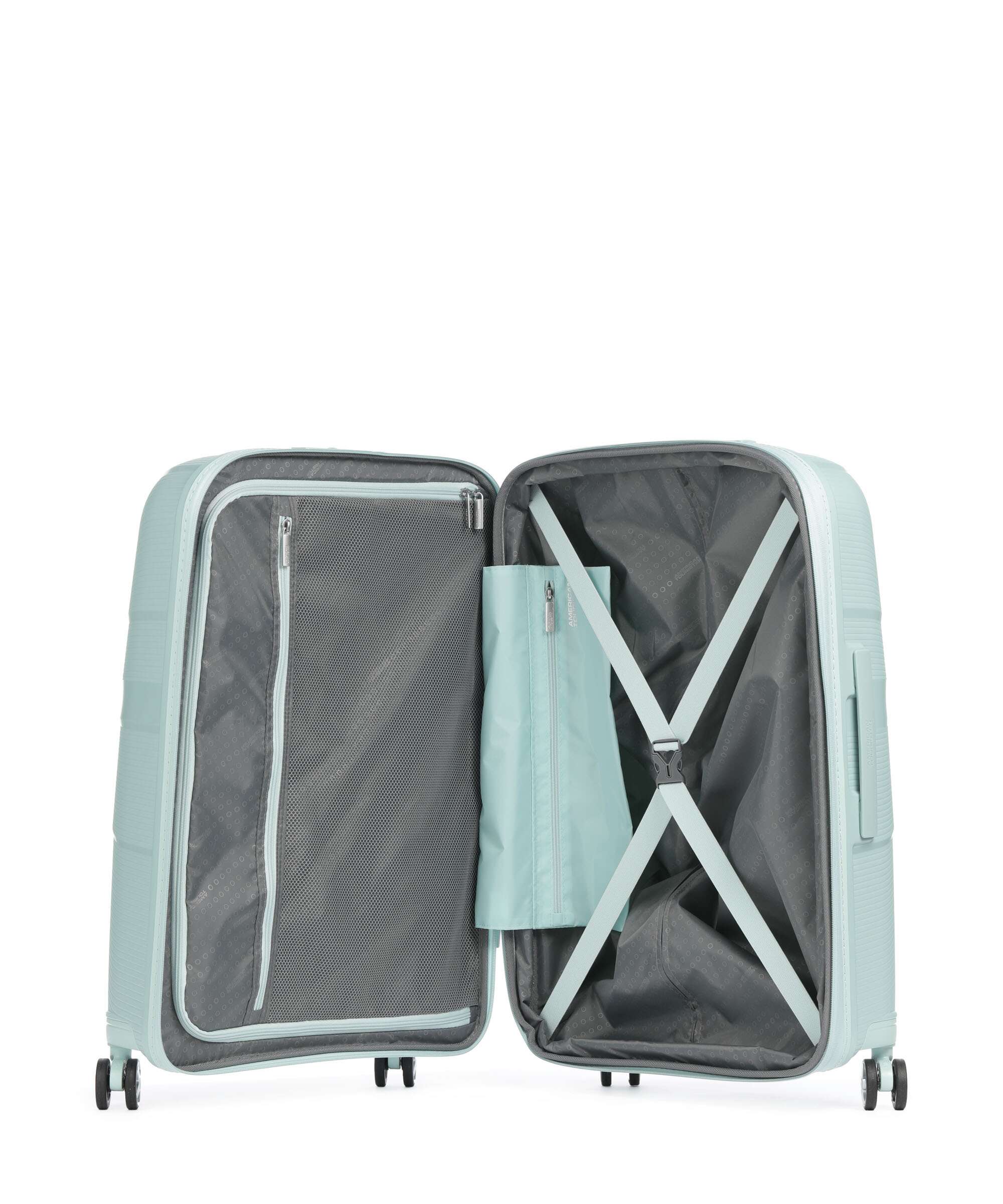American Tourister Starvibe Spinner (4 wheels) metallic surf blue - Image 6