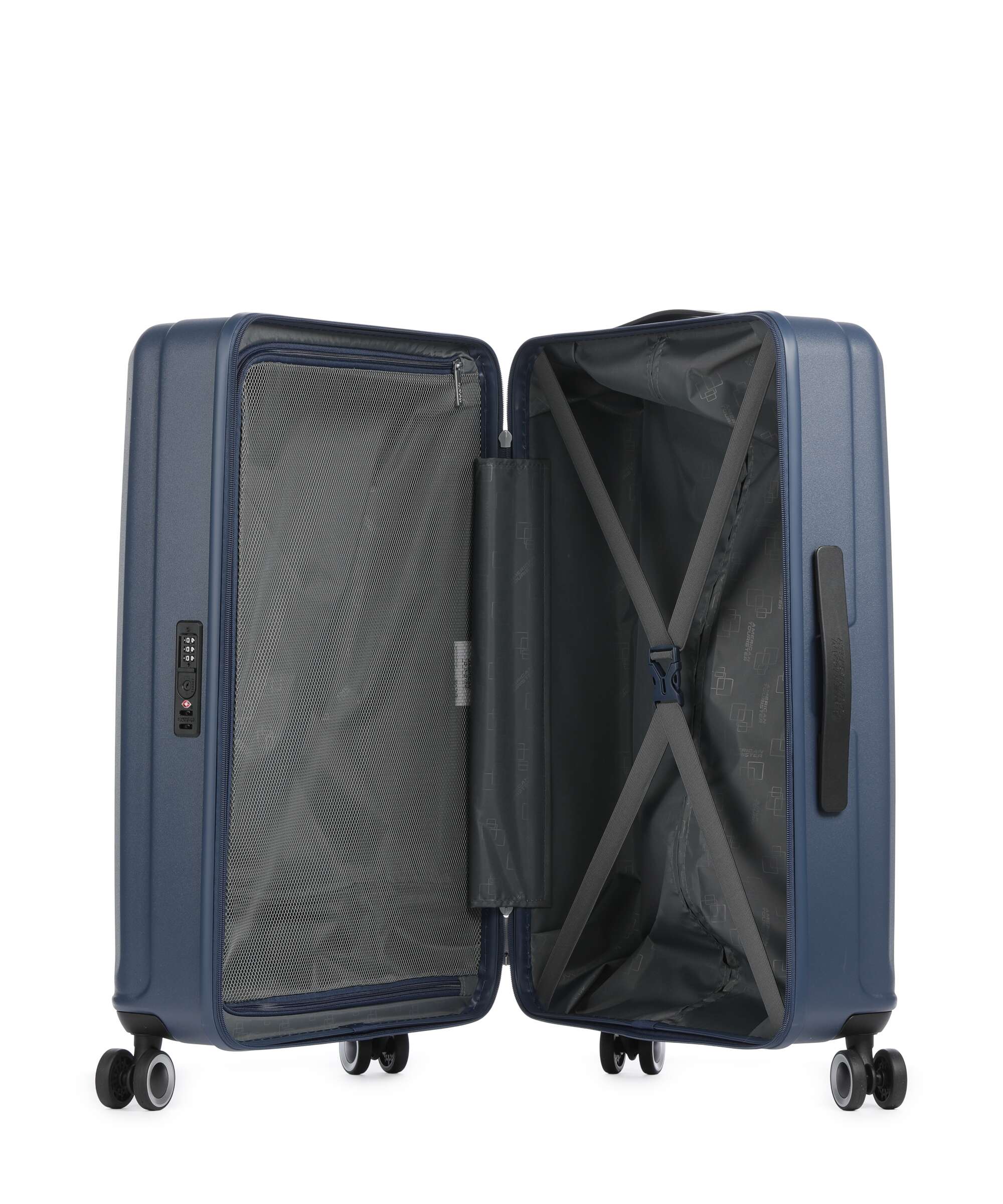 American Tourister Sunset Hills Spinner (4 wheels) navy blue - Image 5