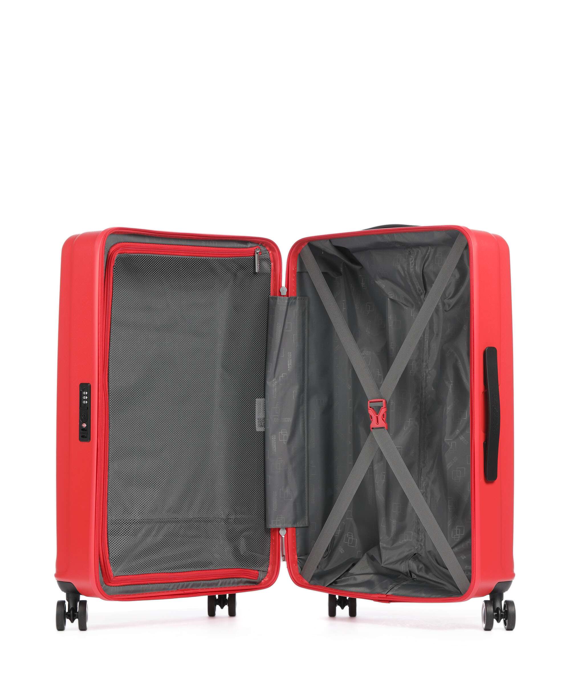 American Tourister Sunset Hills Suitcase set (4 wheels) apple red - Image 5