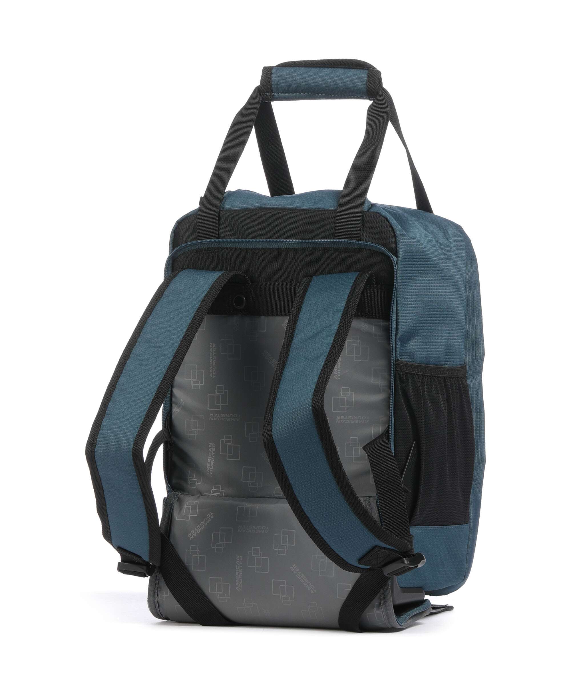 American Tourister Take2Cabin S Backpack with wheels harbor blue - Image 3