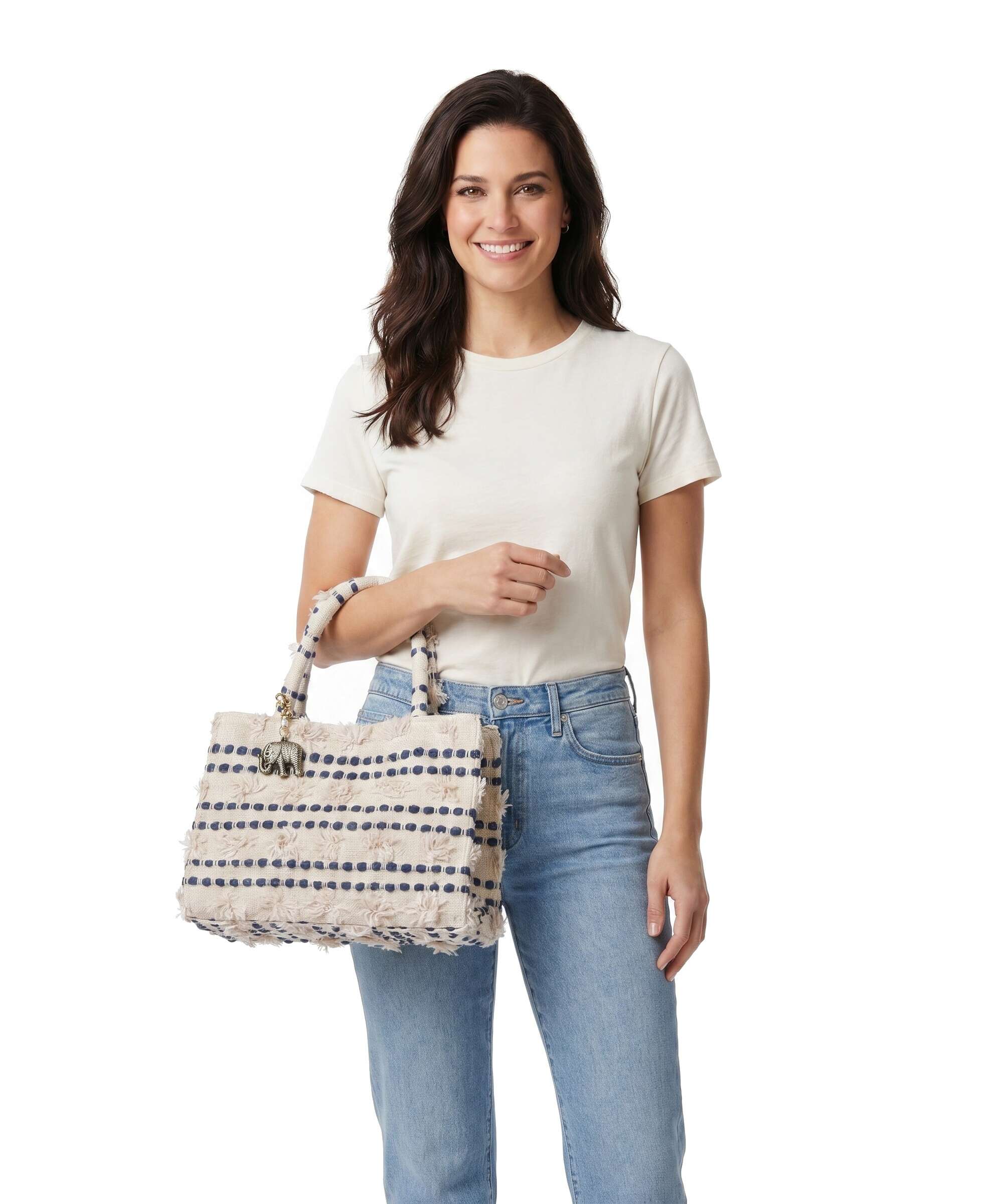 Anokhi Handbag blue - Image 3