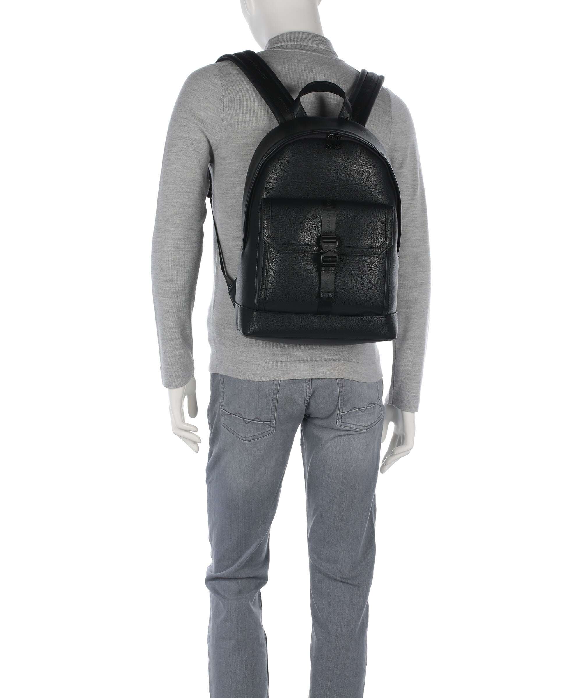 Armani Exchange Brooklyn Backpack black - Image 3