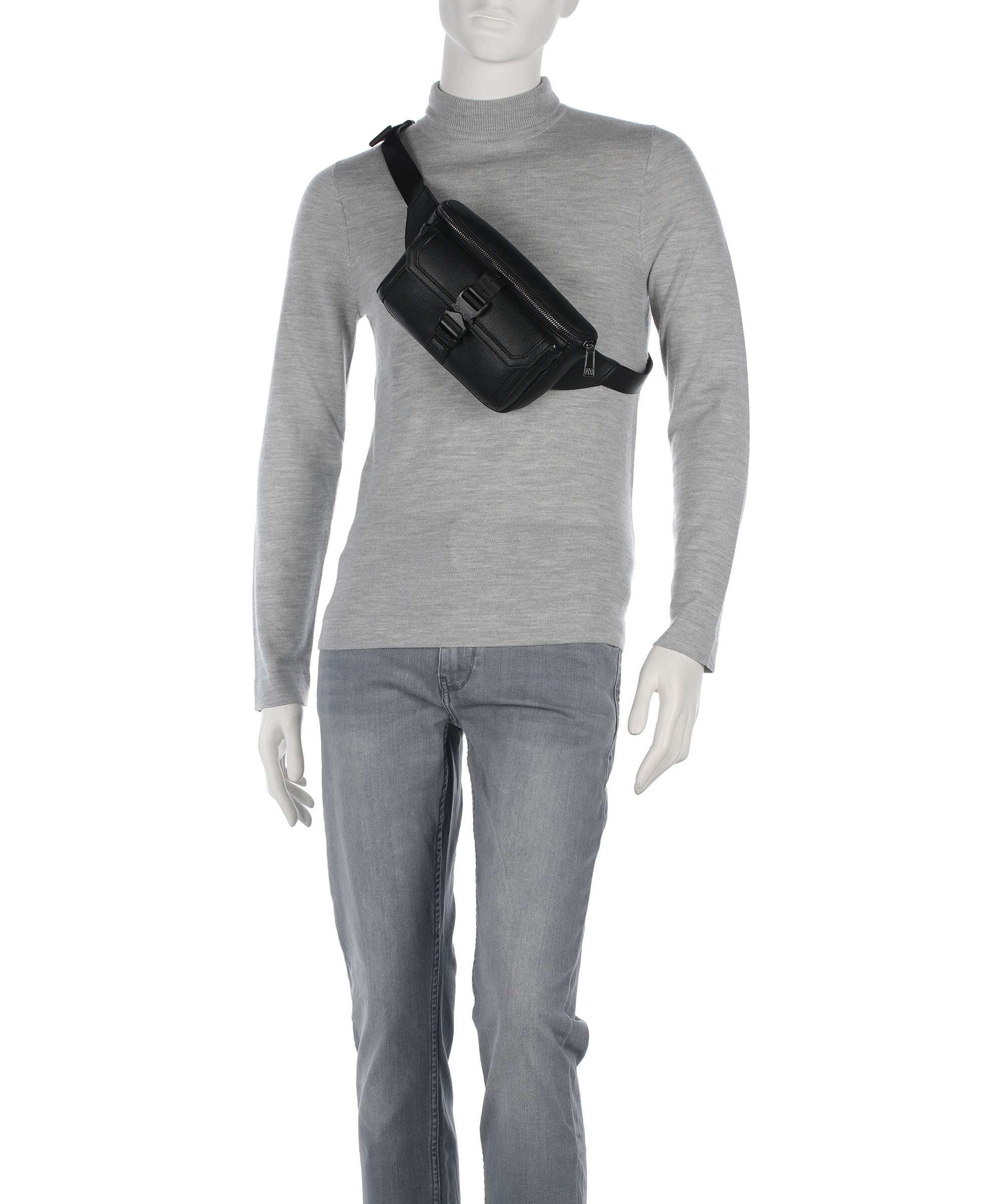 Armani Exchange Brooklyn Belt bag black - Image 4