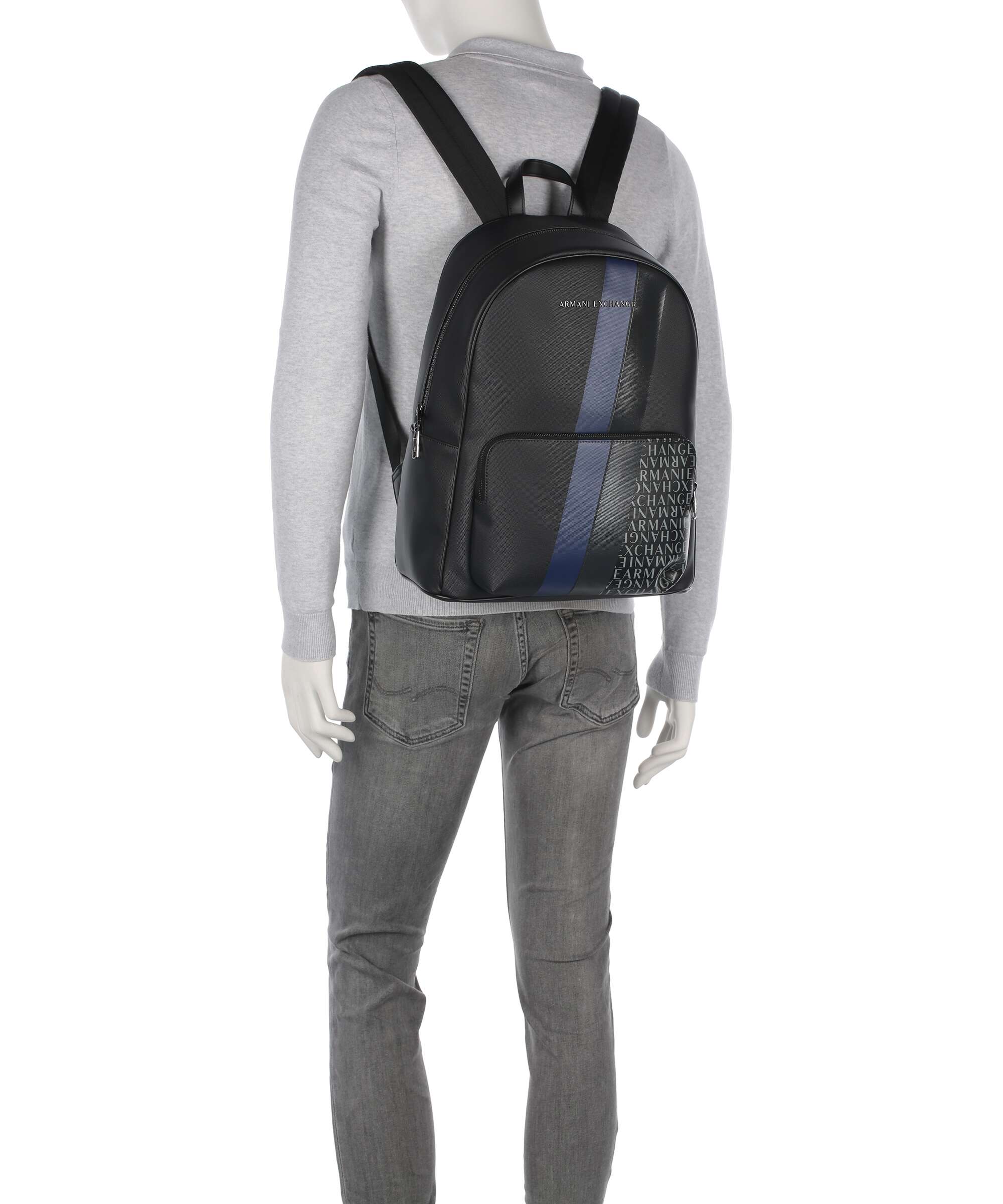 Armani Exchange Dylan Backpack deep navy/estate blue/deep navy shiny - Image 3