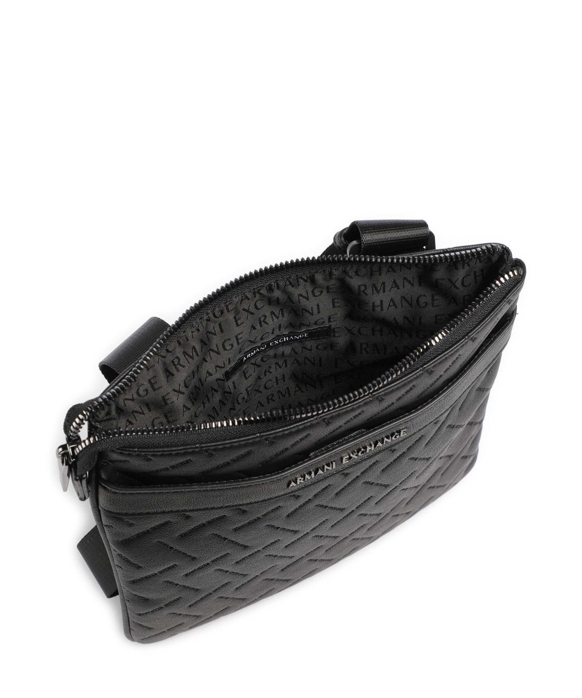Armani Exchange Ginevra Embossed Crossbody bag black - Image 5