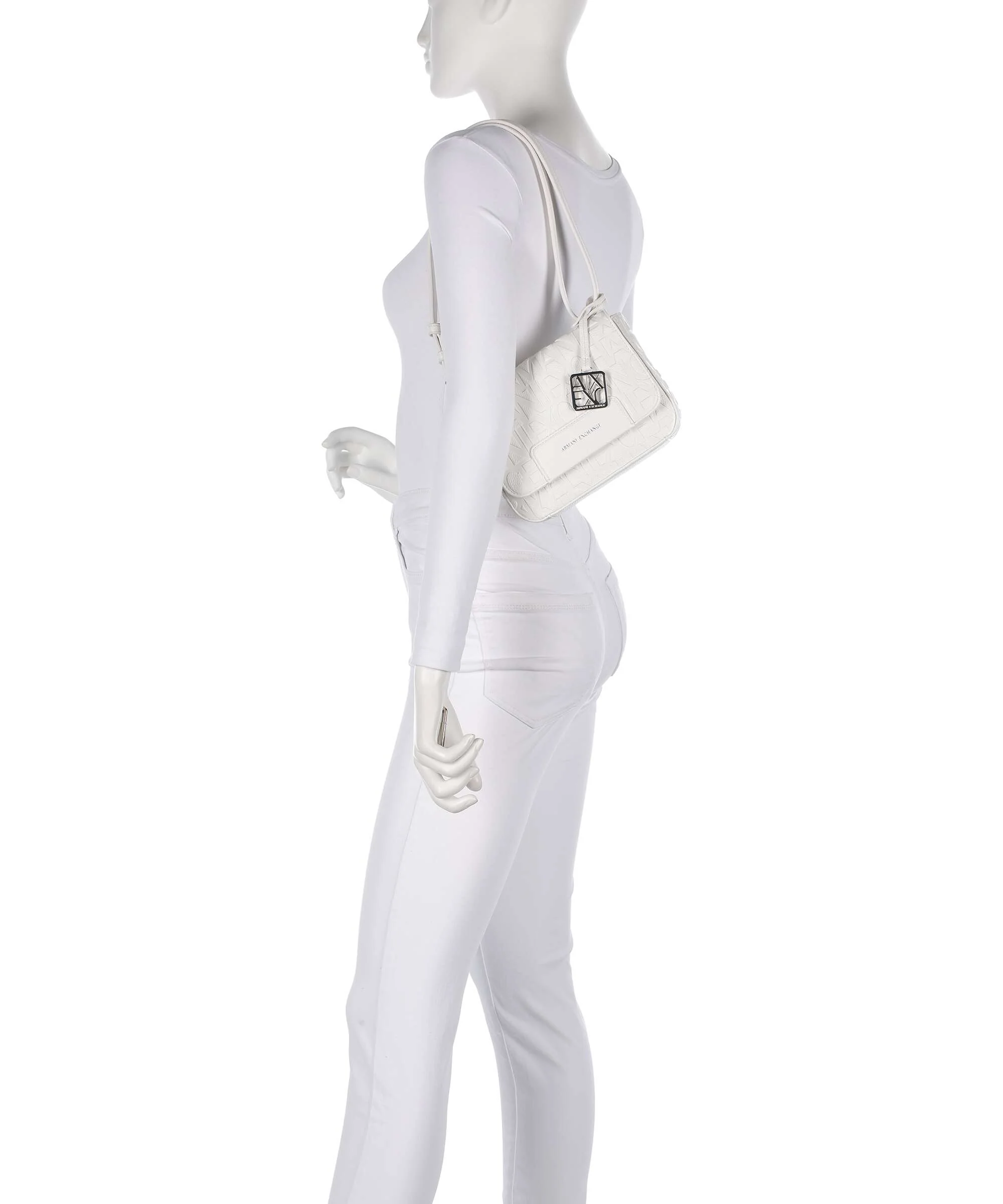 Armani Exchange Liz Crossbody bag off white - Image 4