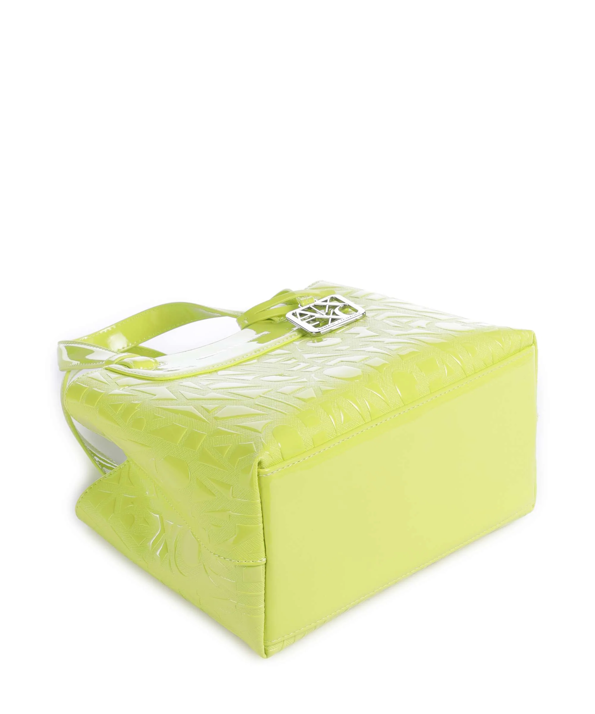 Armani Exchange Liz Patent S Handbag crystal citrus - Image 5