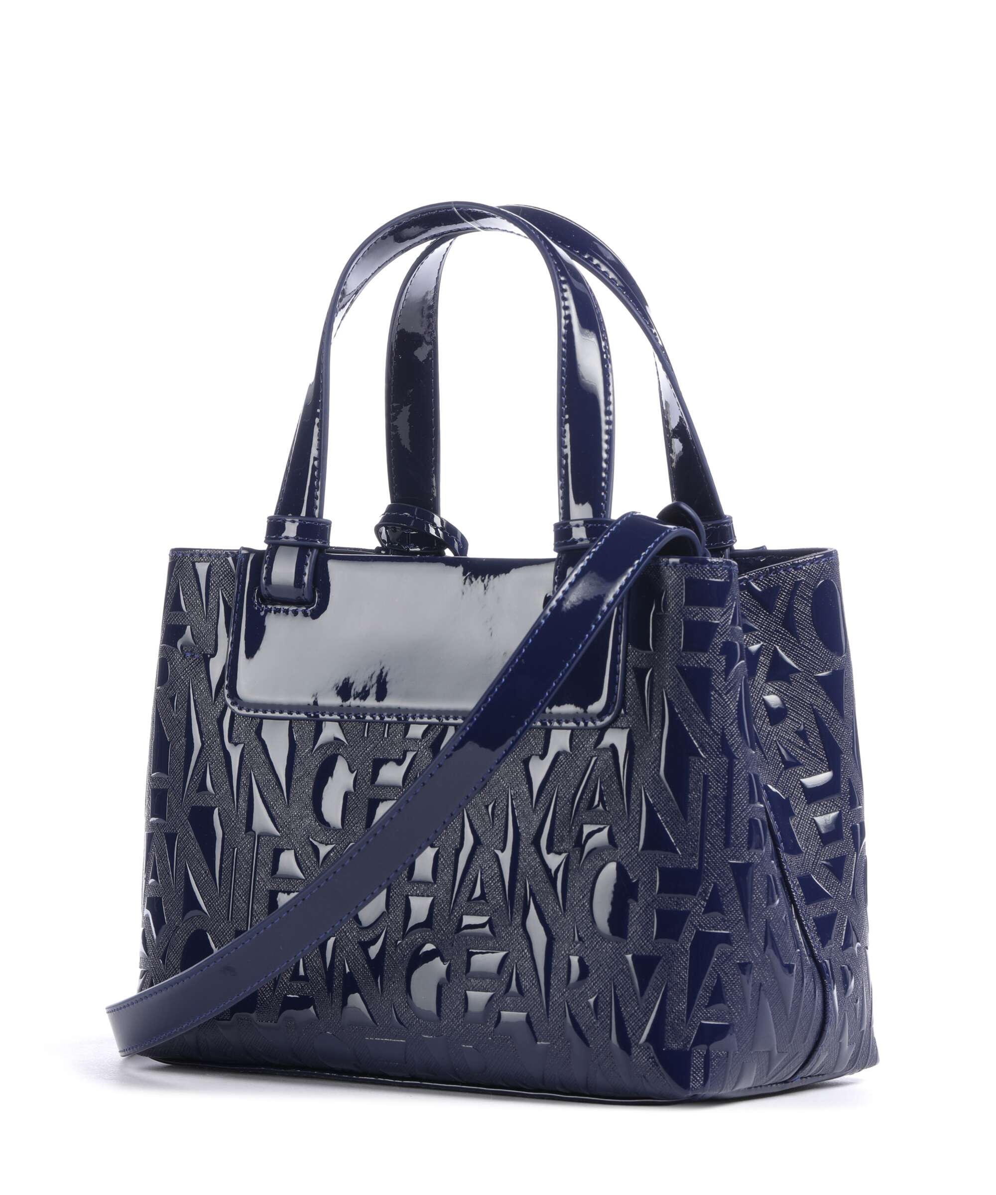 Armani Exchange Liz Patent S Handbag abyss - Image 2
