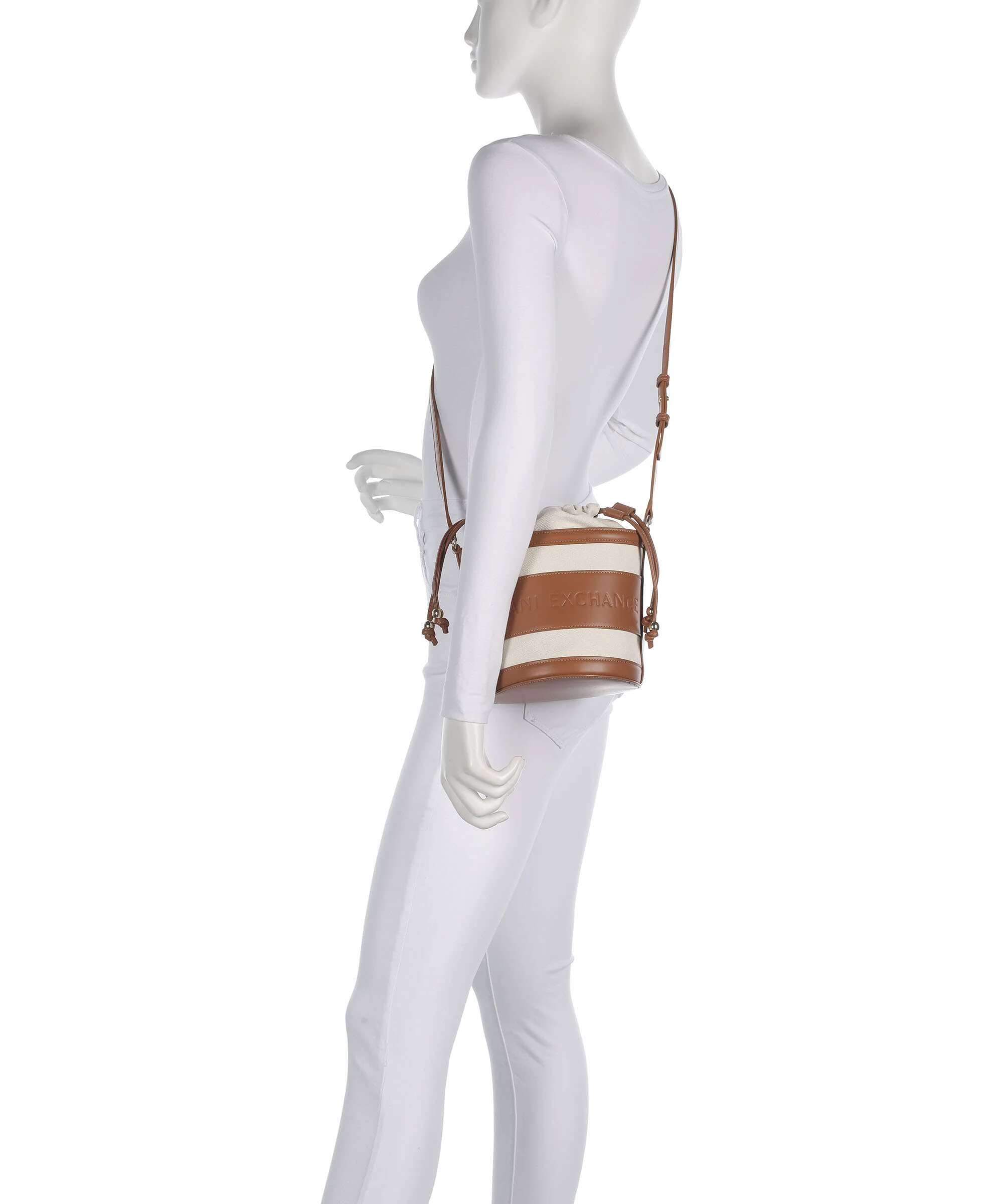 Armani Exchange Marisol Bucket bag natural/saline clay - Image 3