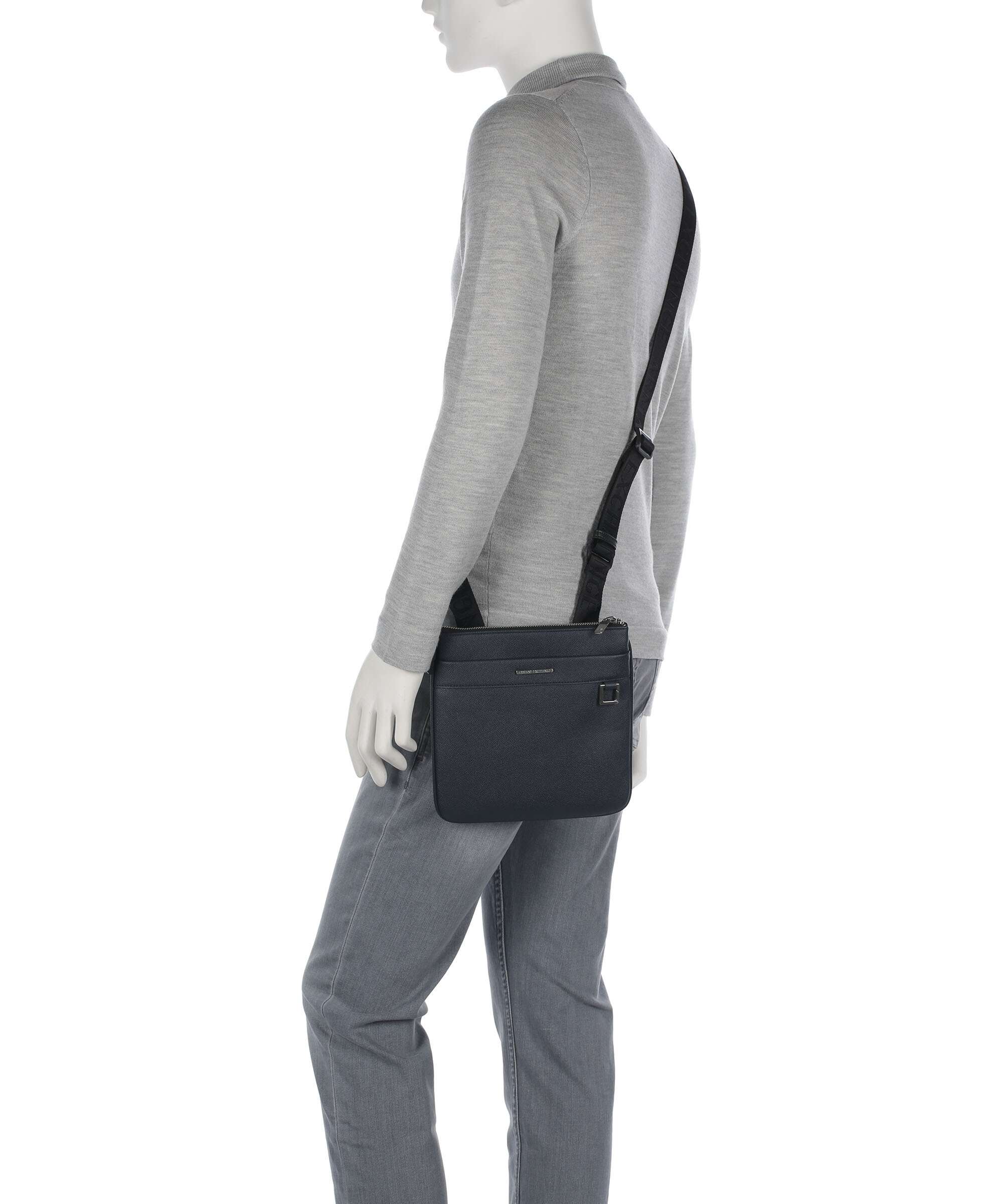 Armani Exchange New York Crossbody bag navy salute - Image 3