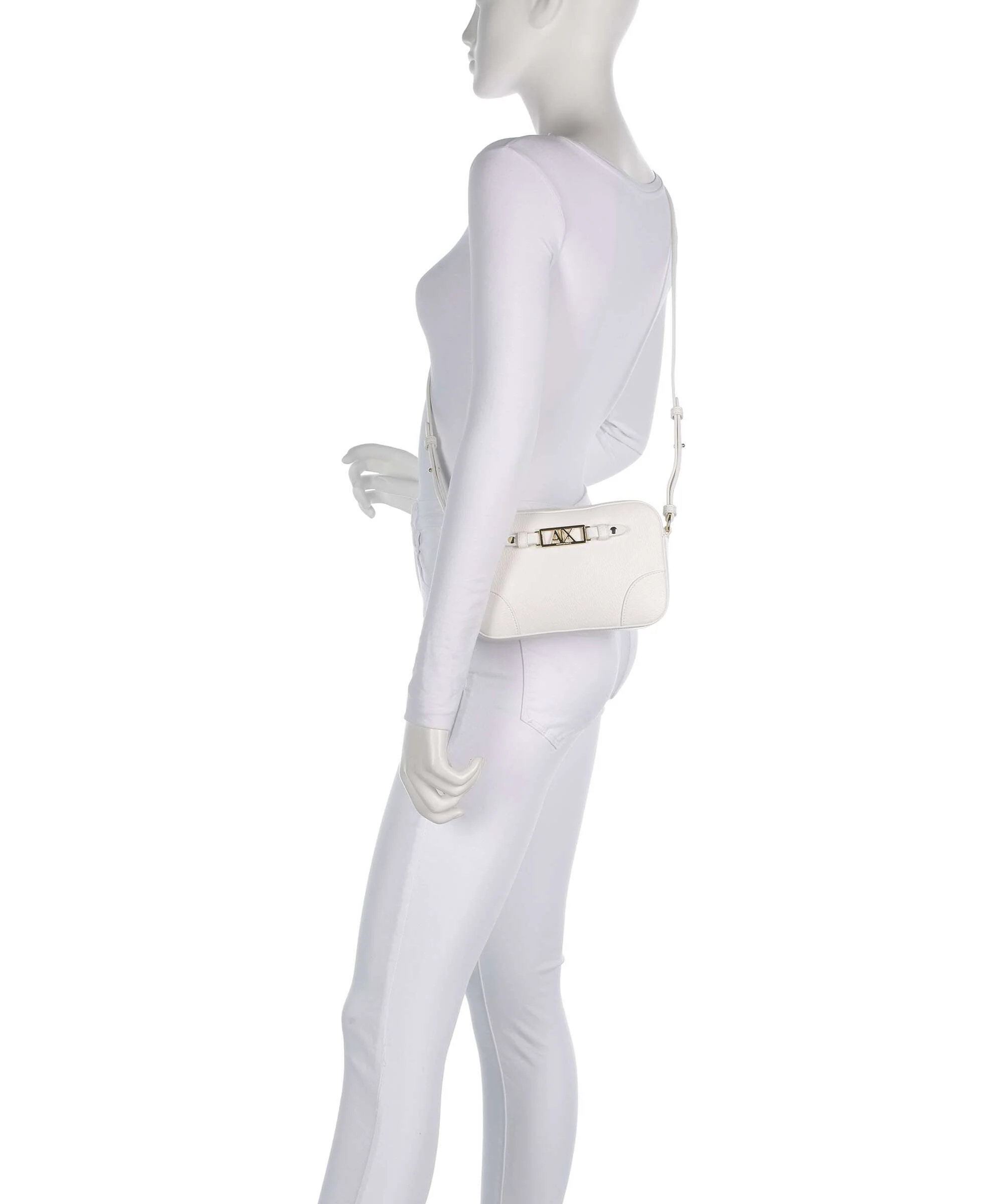 Armani Exchange Polly Crossbody bag off white - Image 3