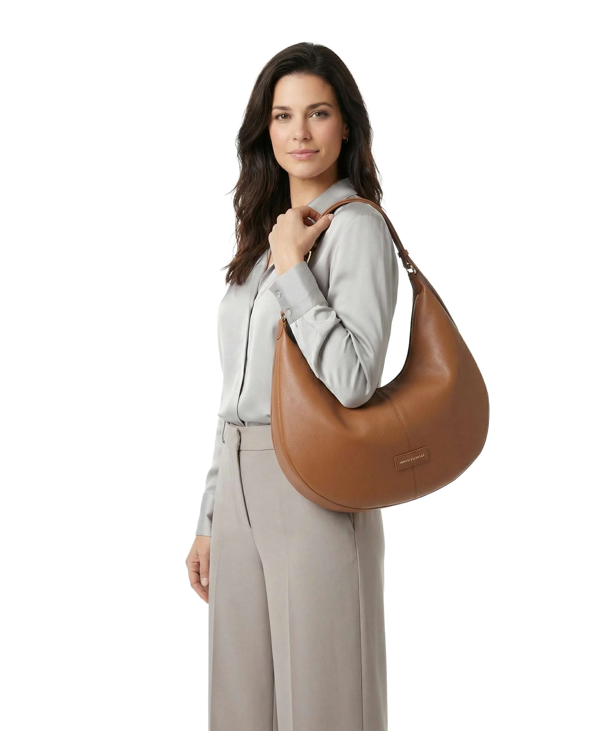 Armani Exchange Polly L Hobo bag saline clay - Image 3