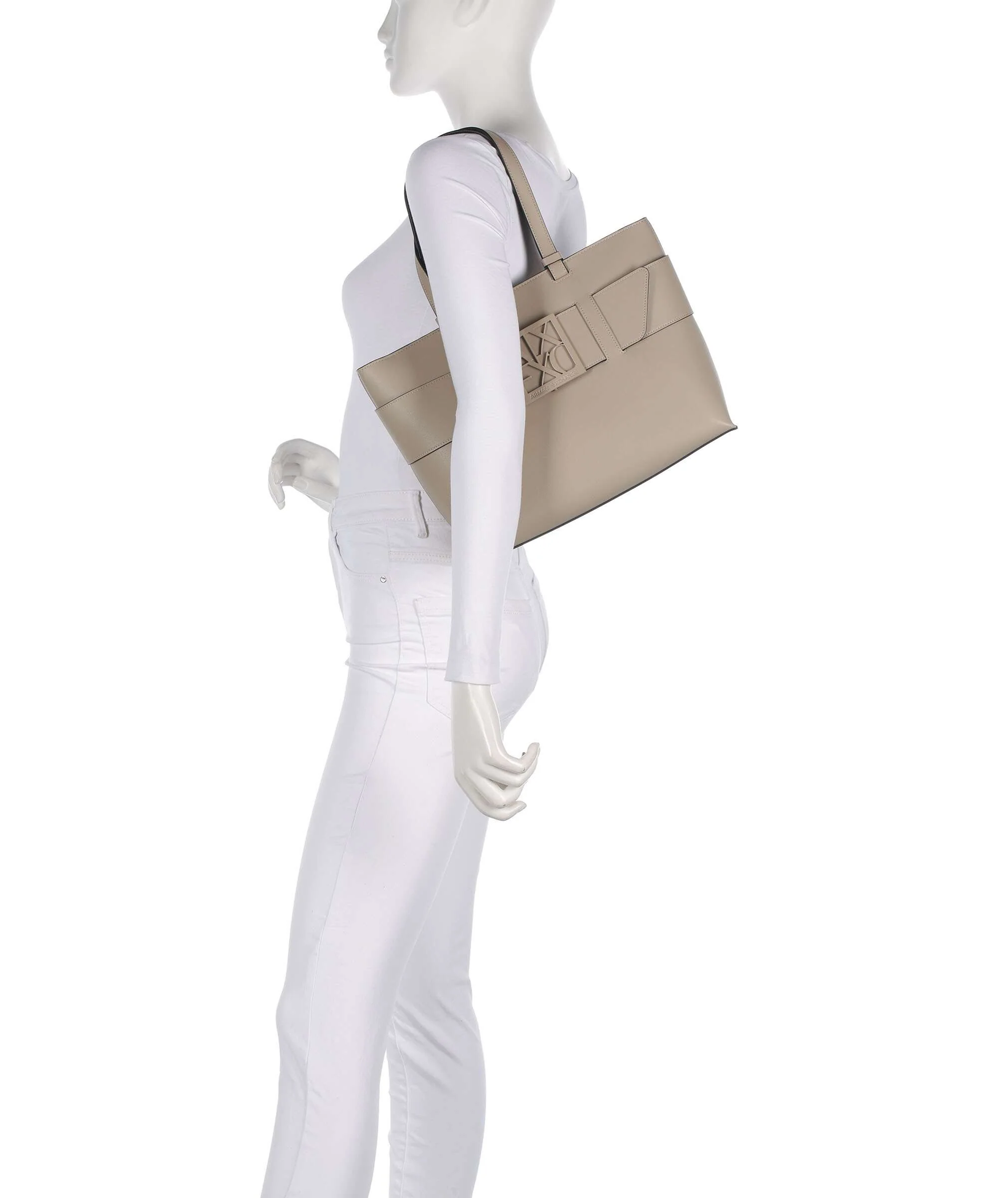 Armani Exchange Susy S Tote bag sand - Image 3