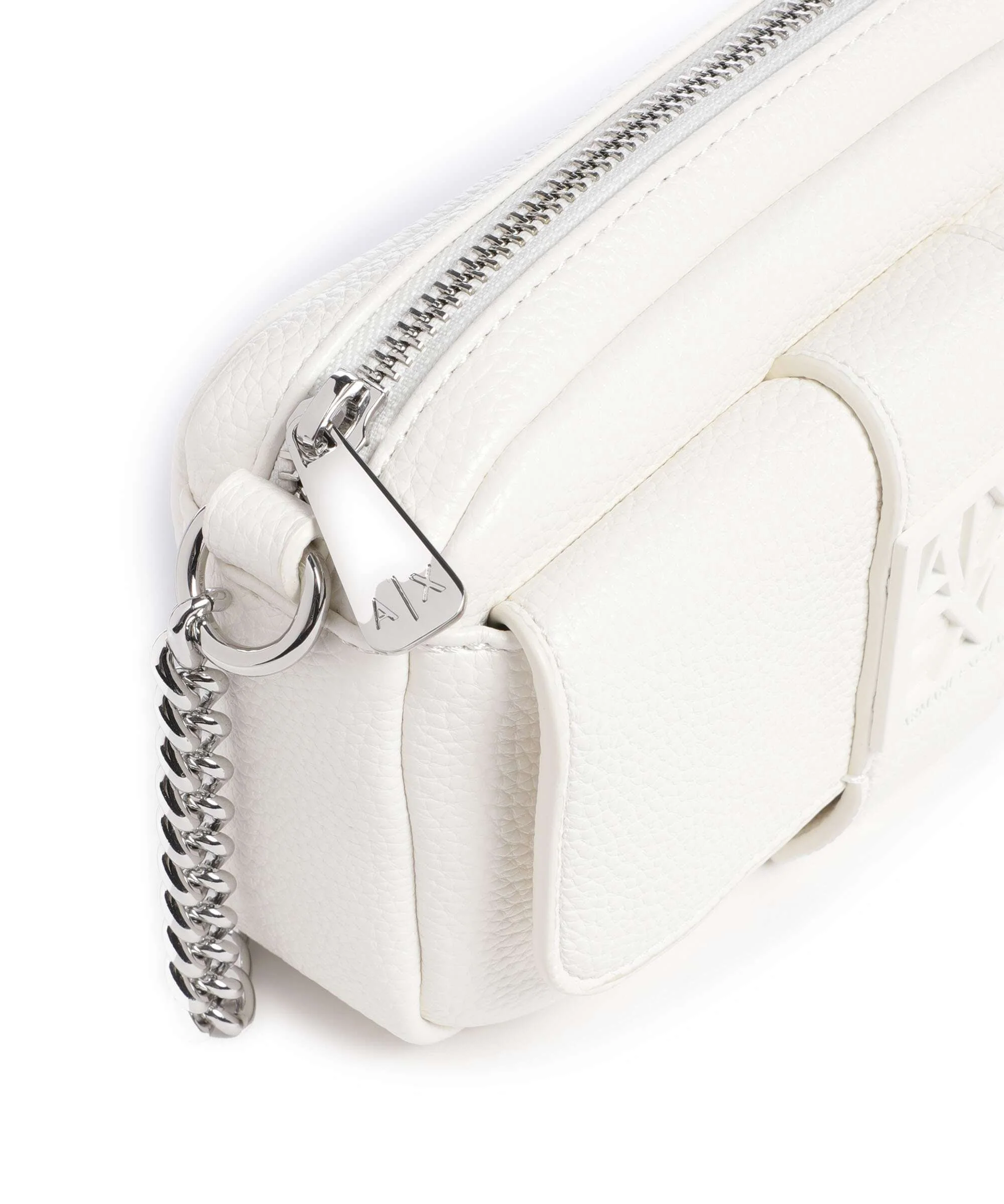 Armani Exchange Susy Soft Crossbody bag off white - Image 4