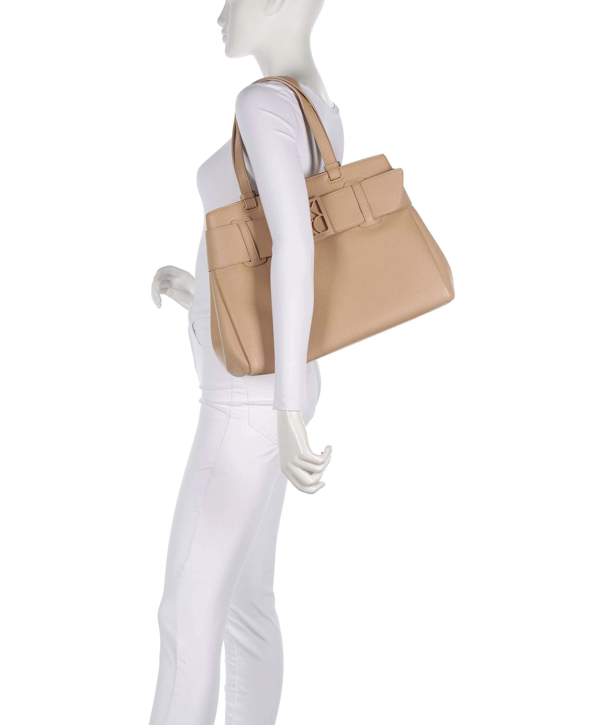 Armani Exchange Susy Soft Tote bag candied ginger - Image 3