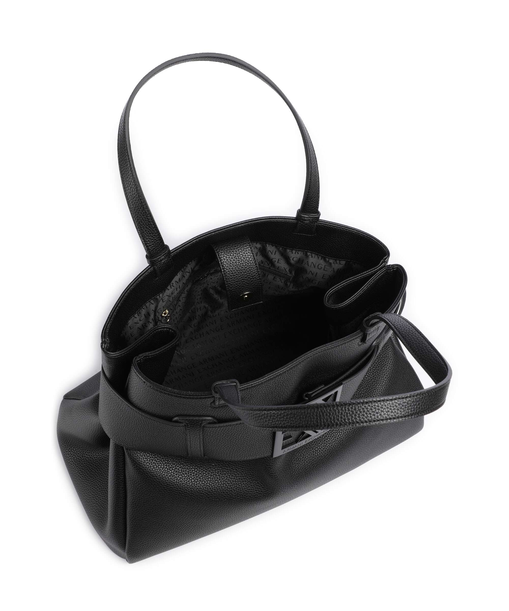 Armani Exchange Susy Soft Tote bag black - Image 6