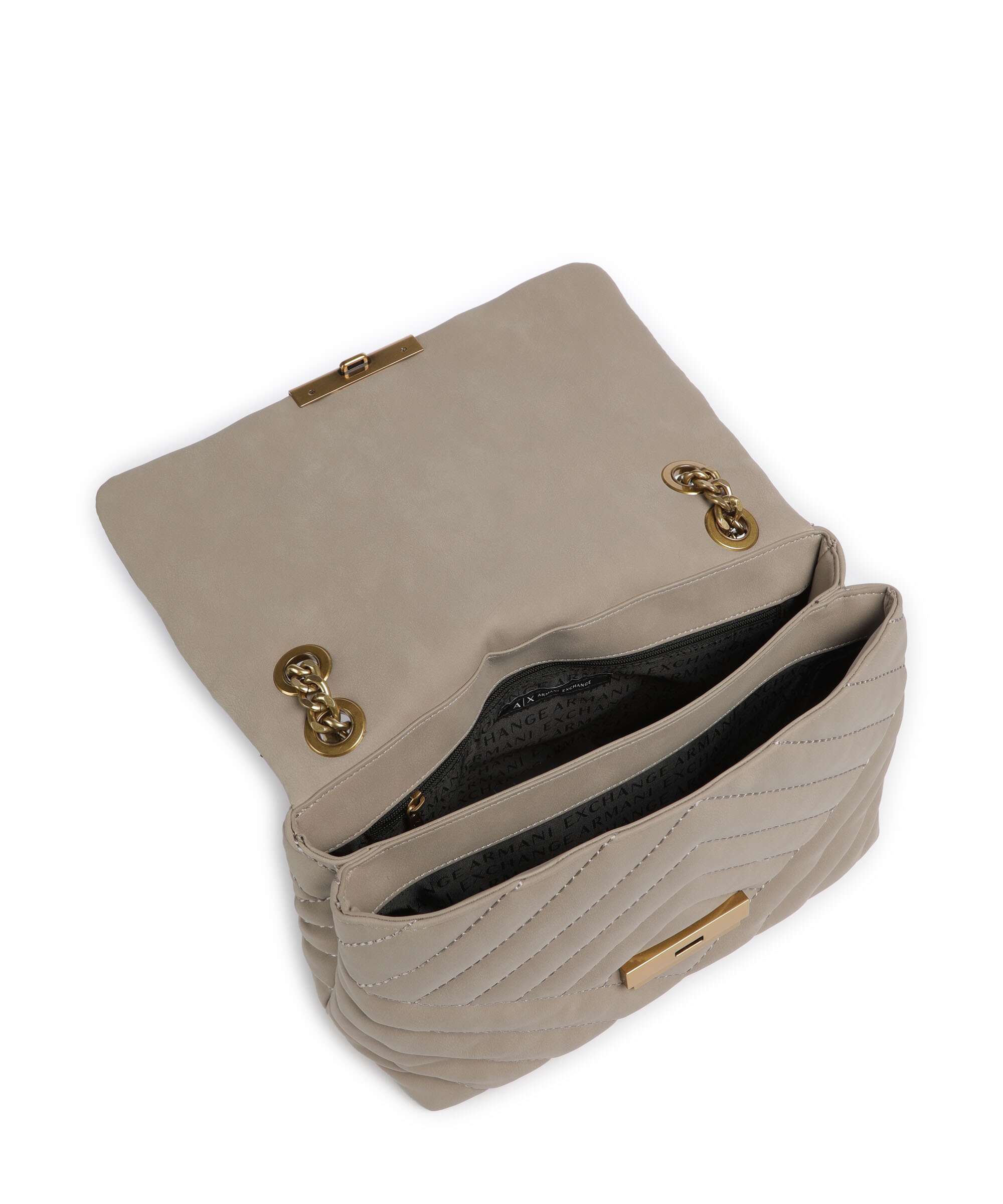 Armani Exchange Victoria M Shoulder bag taupe - Image 7