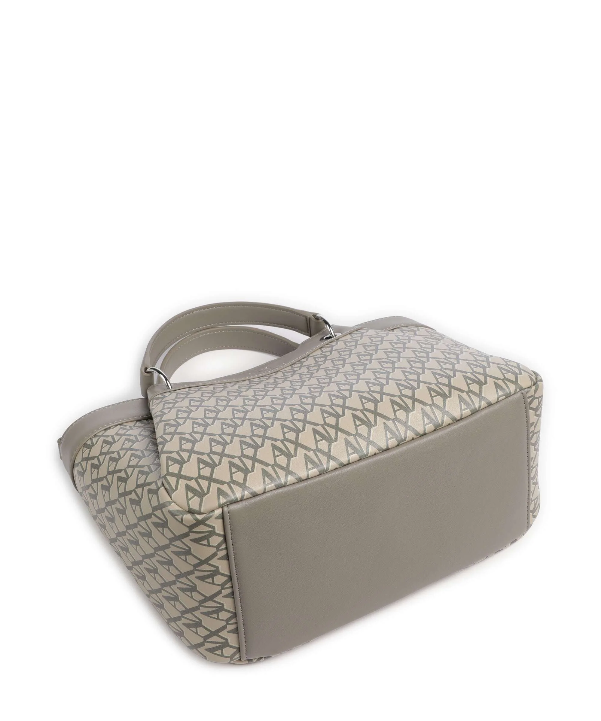 Armani Exchange Wave Monogram M Handbag sound sand/brown bass - Image 5